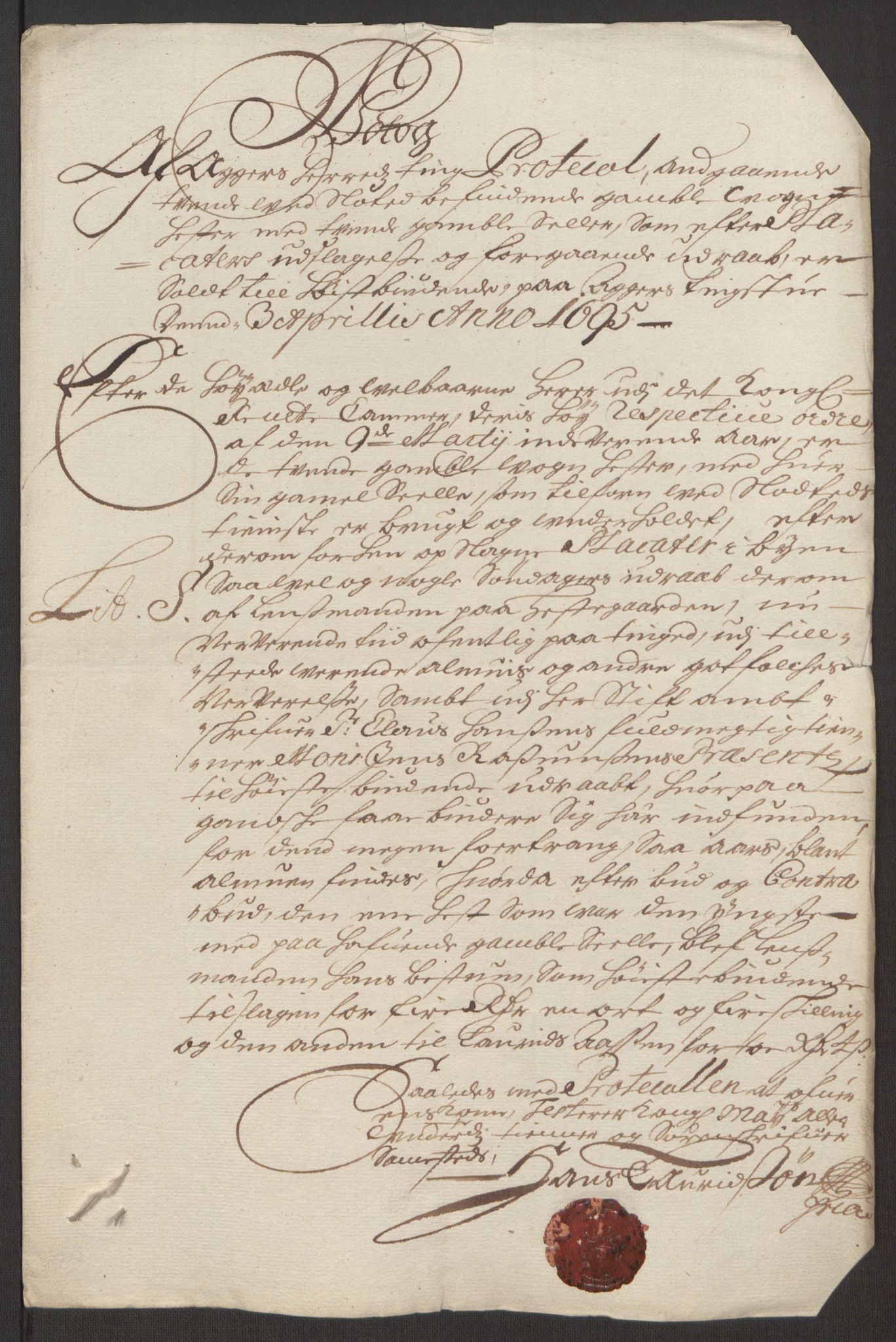 Rentekammeret inntil 1814, Reviderte regnskaper, Fogderegnskap, AV/RA-EA-4092/R10/L0439: Fogderegnskap Aker og Follo, 1695, p. 217