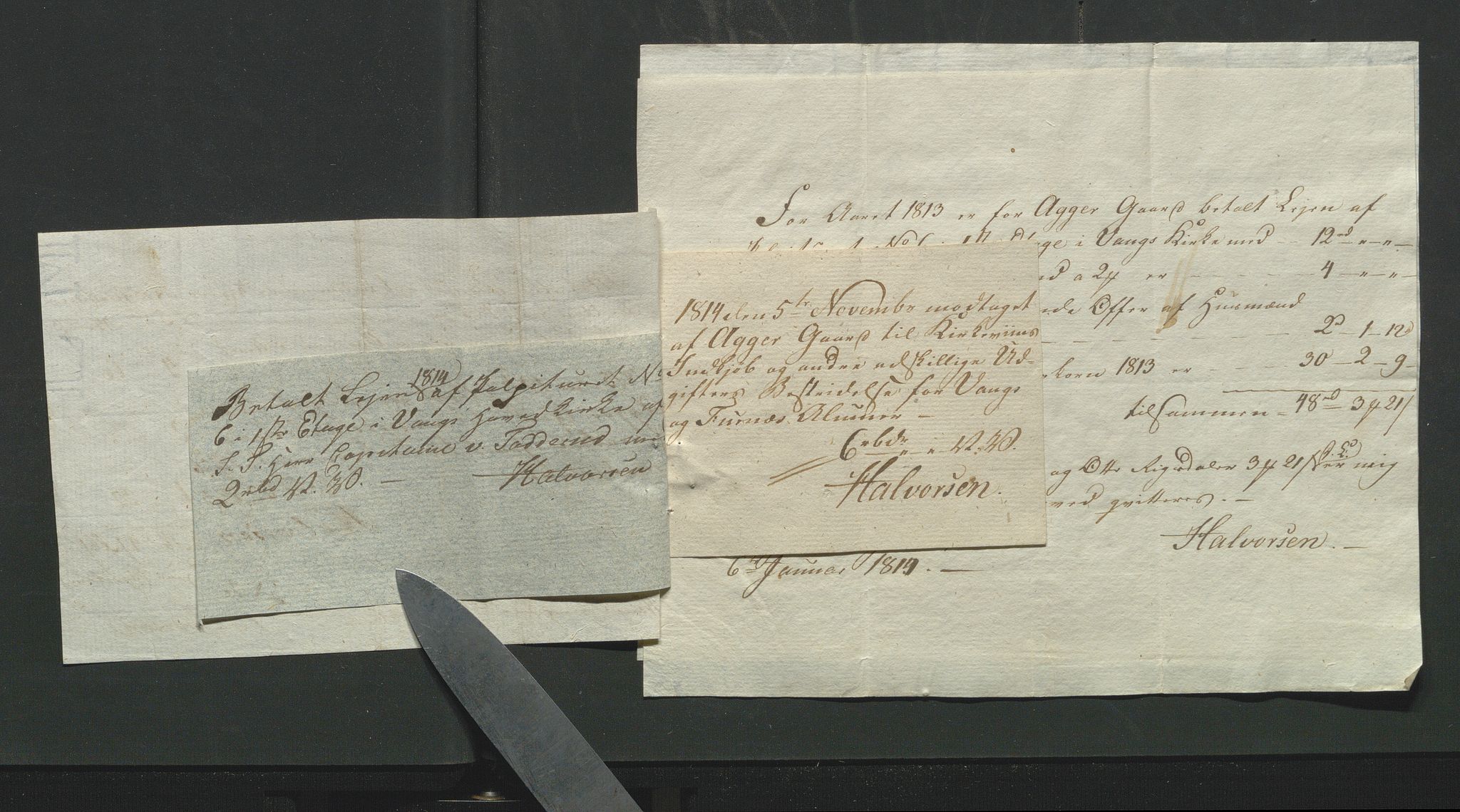 Åker i Vang, Hedmark, og familien Todderud, AV/SAH-ARK-010/E/Ec/L0001: Korrespondanse ordnet etter emne, 1772-1907, p. 216