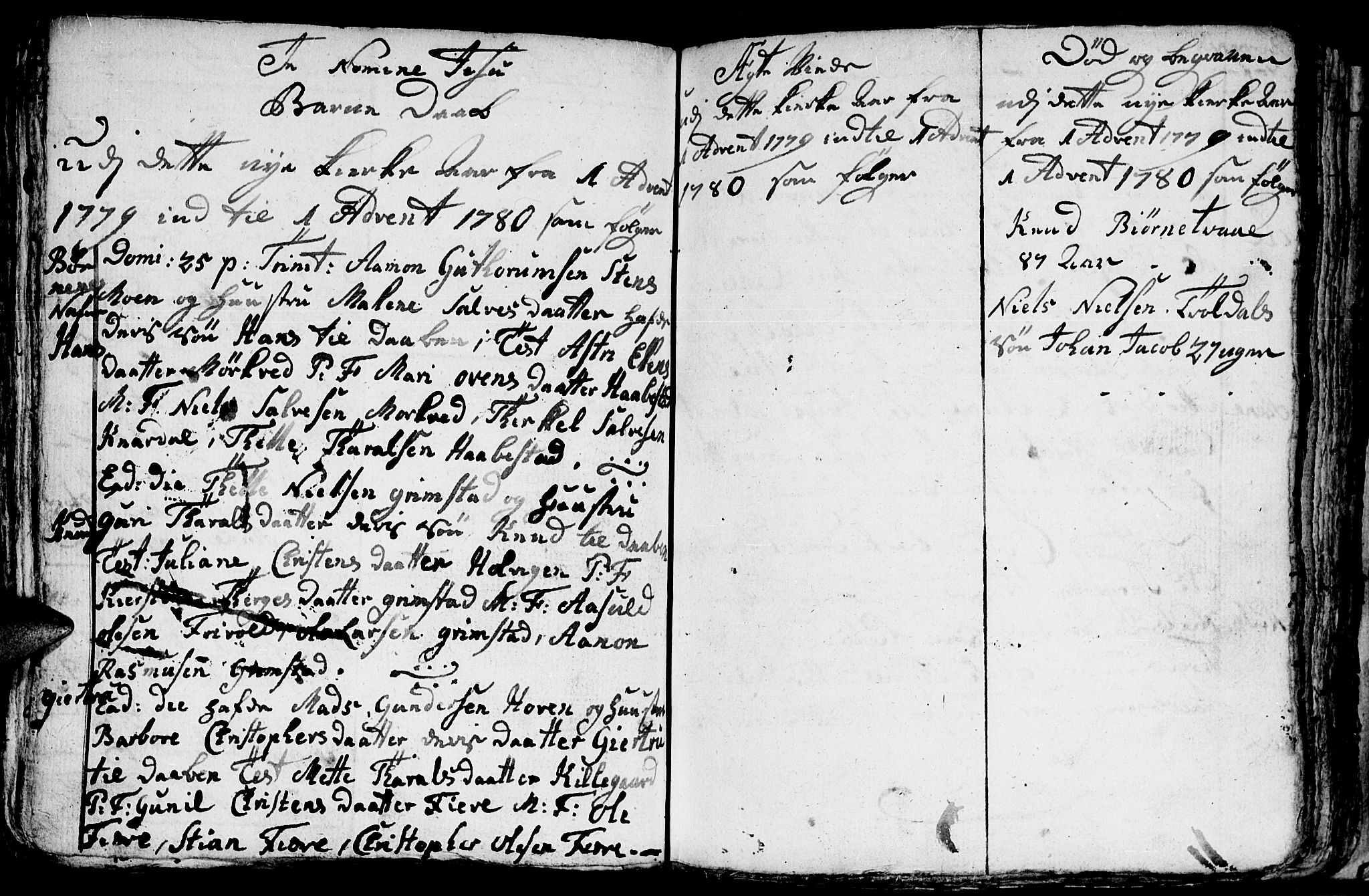 Fjære sokneprestkontor, SAK/1111-0011/F/Fb/L0004: Parish register (copy) no. B 4, 1766-1785, p. 195b-196a