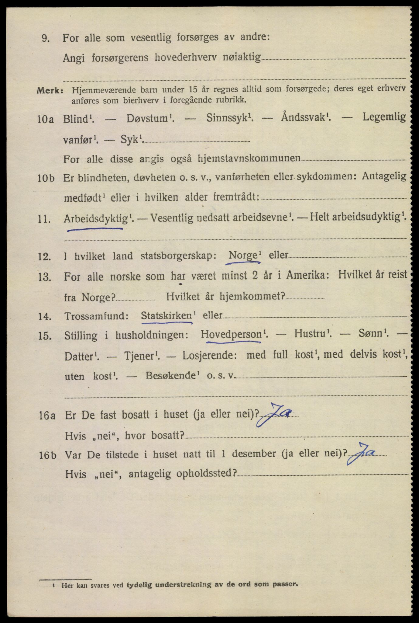 SAKO, 1920 census for Kragerø, 1920, p. 7688