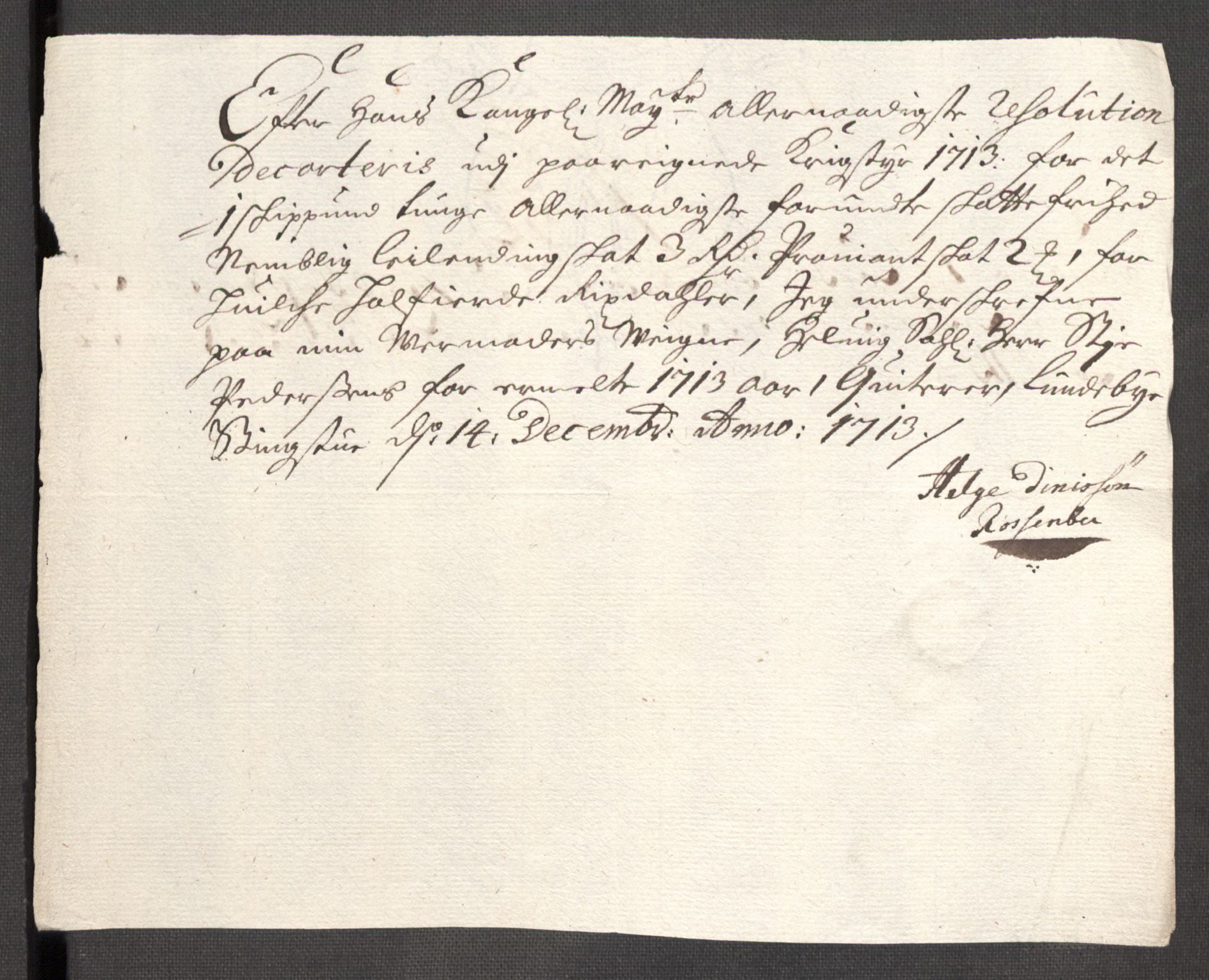 Rentekammeret inntil 1814, Reviderte regnskaper, Fogderegnskap, AV/RA-EA-4092/R04/L0138: Fogderegnskap Moss, Onsøy, Tune, Veme og Åbygge, 1713-1714, p. 275