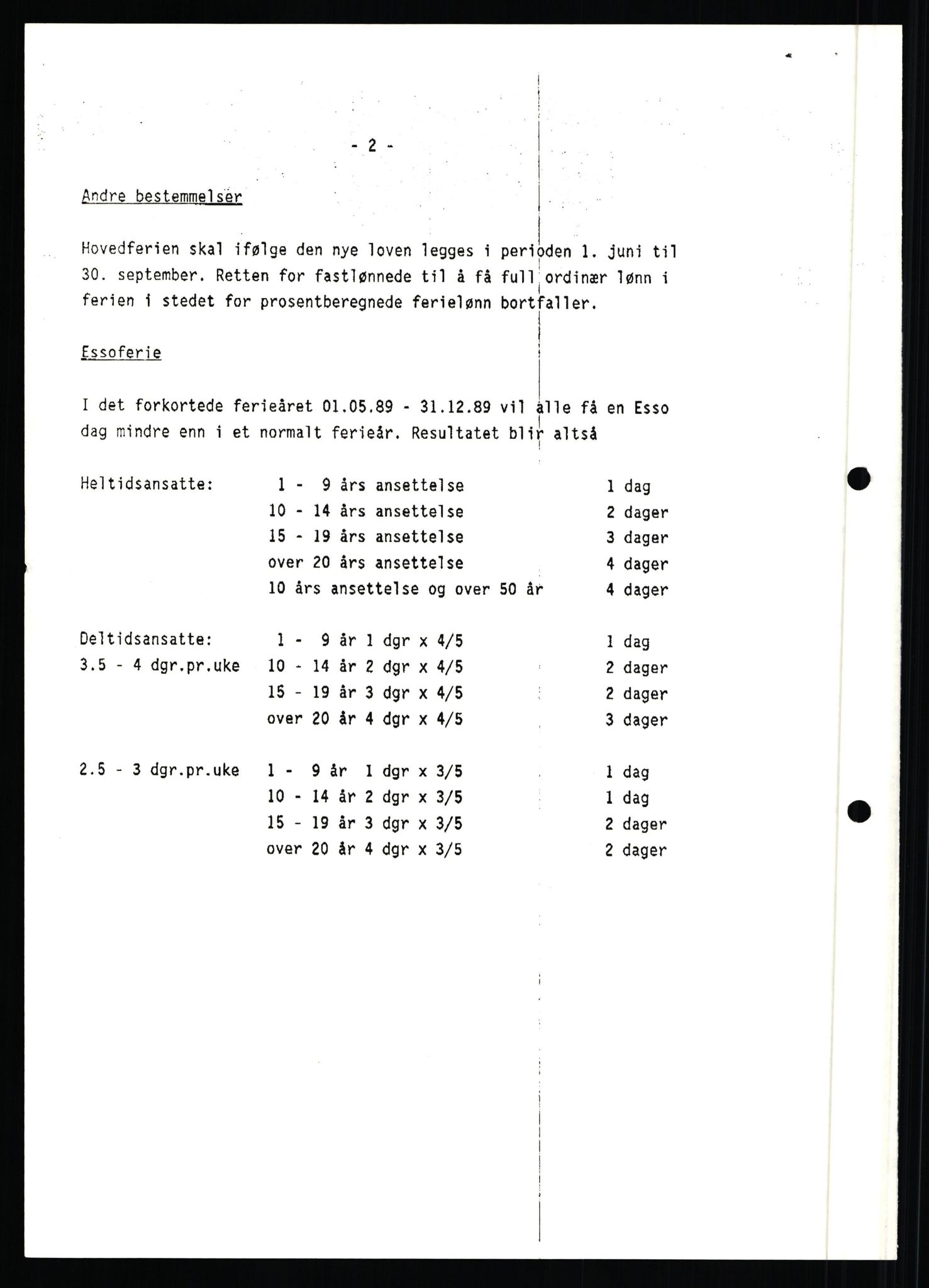 Pa 0982 - Esso Norge A/S, AV/SAST-A-100448/X/Xd/L0003: Ukenytt, 1987-1991