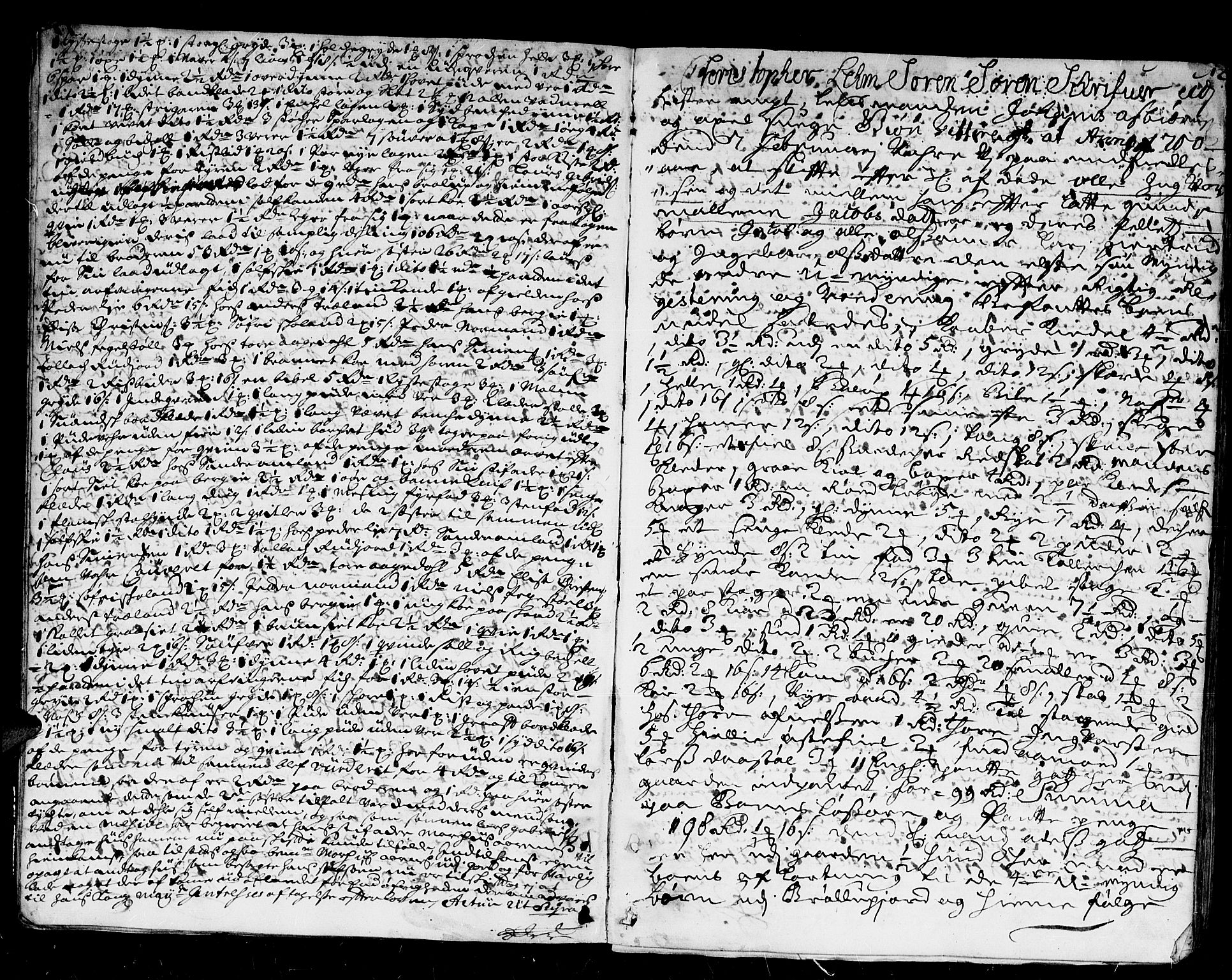 Lister sorenskriveri, AV/SAK-1221-0003/H/Hc/L0009: Skifteprotokoll nr 9 med register, 1700-1704, p. 11b-12a