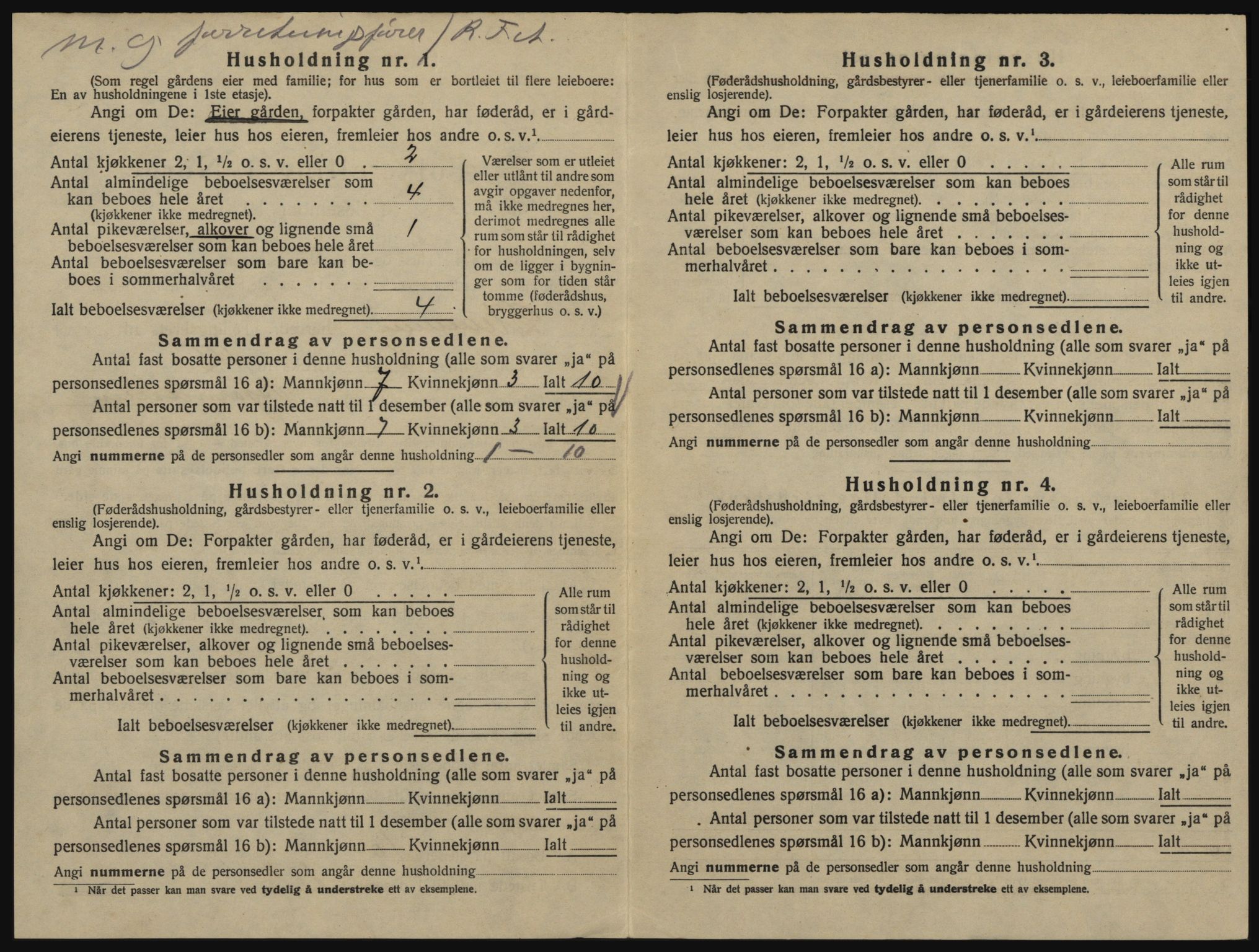 SAO, 1920 census for Glemmen, 1920, p. 2164