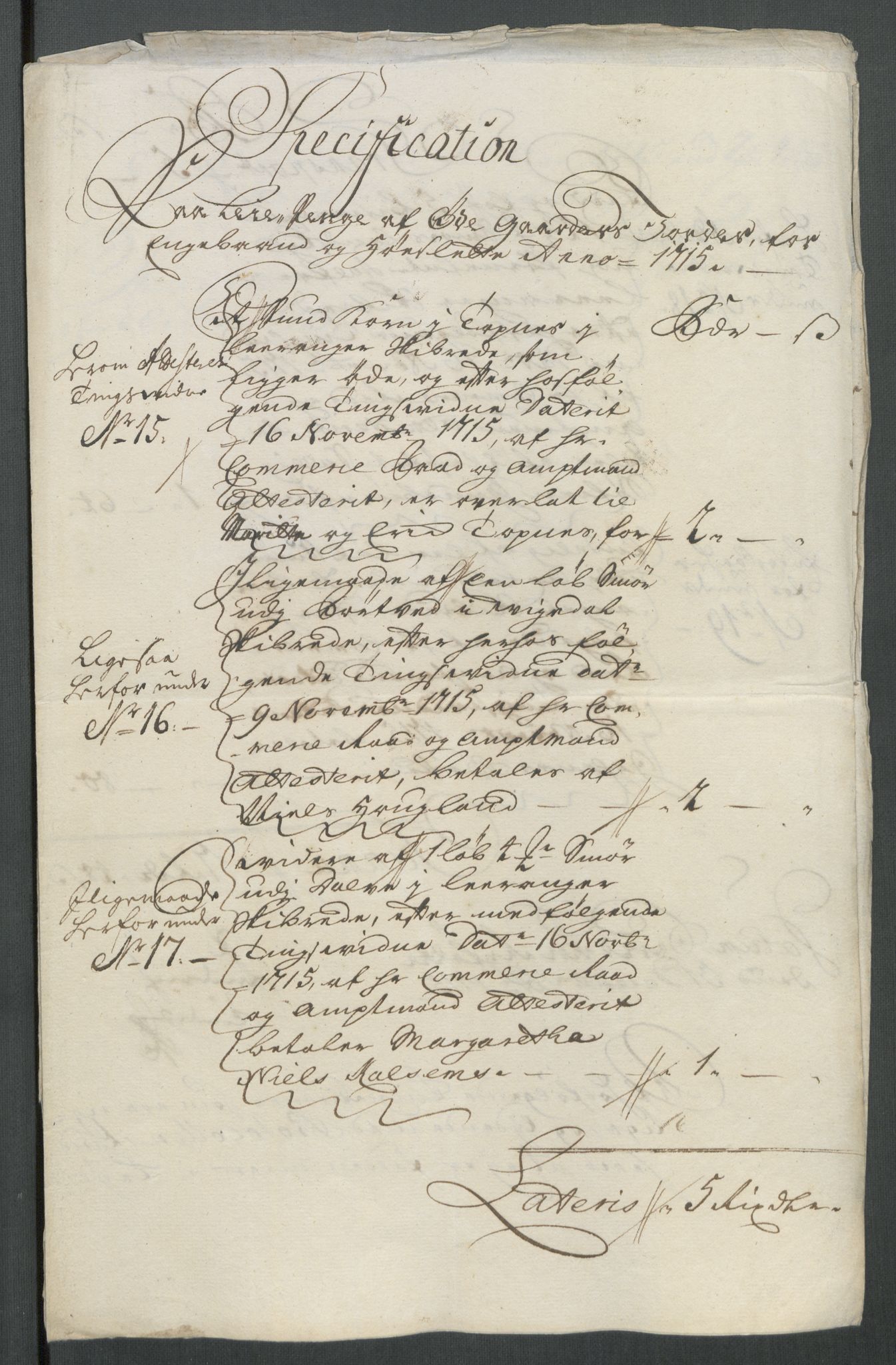 Rentekammeret inntil 1814, Reviderte regnskaper, Fogderegnskap, RA/EA-4092/R47/L2868: Fogderegnskap Ryfylke, 1715, p. 207