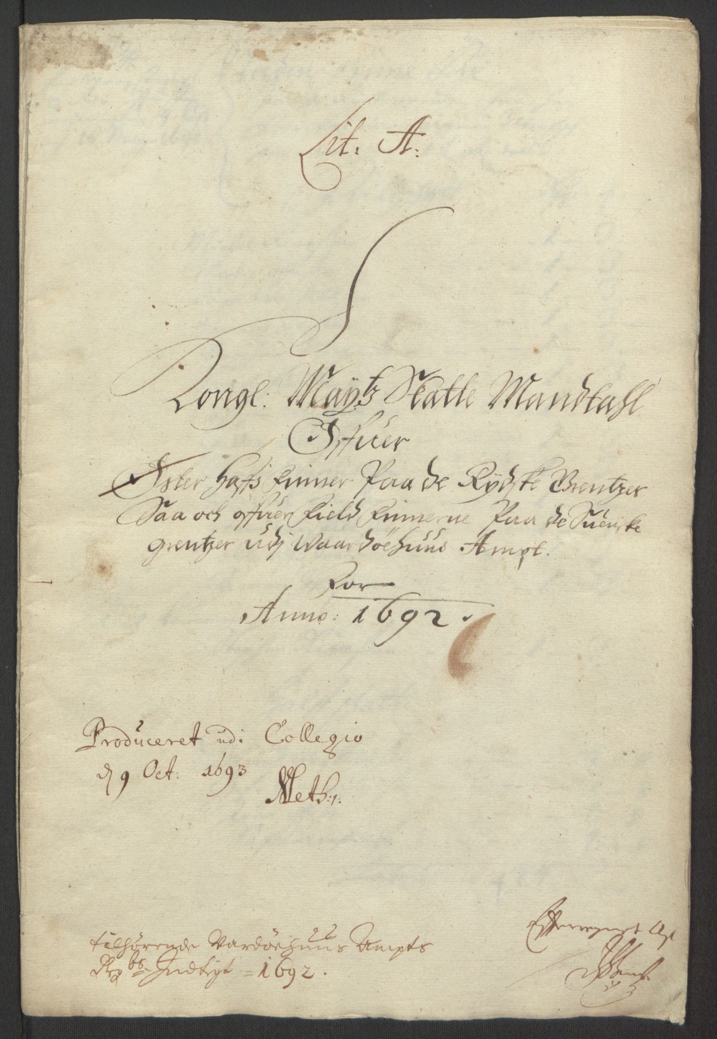Rentekammeret inntil 1814, Reviderte regnskaper, Fogderegnskap, RA/EA-4092/R69/L4851: Fogderegnskap Finnmark/Vardøhus, 1691-1700, p. 138