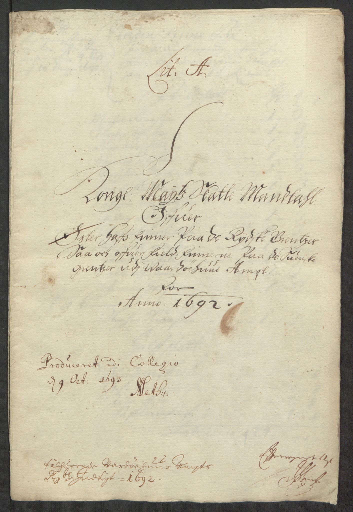 Rentekammeret inntil 1814, Reviderte regnskaper, Fogderegnskap, AV/RA-EA-4092/R69/L4851: Fogderegnskap Finnmark/Vardøhus, 1691-1700, p. 138