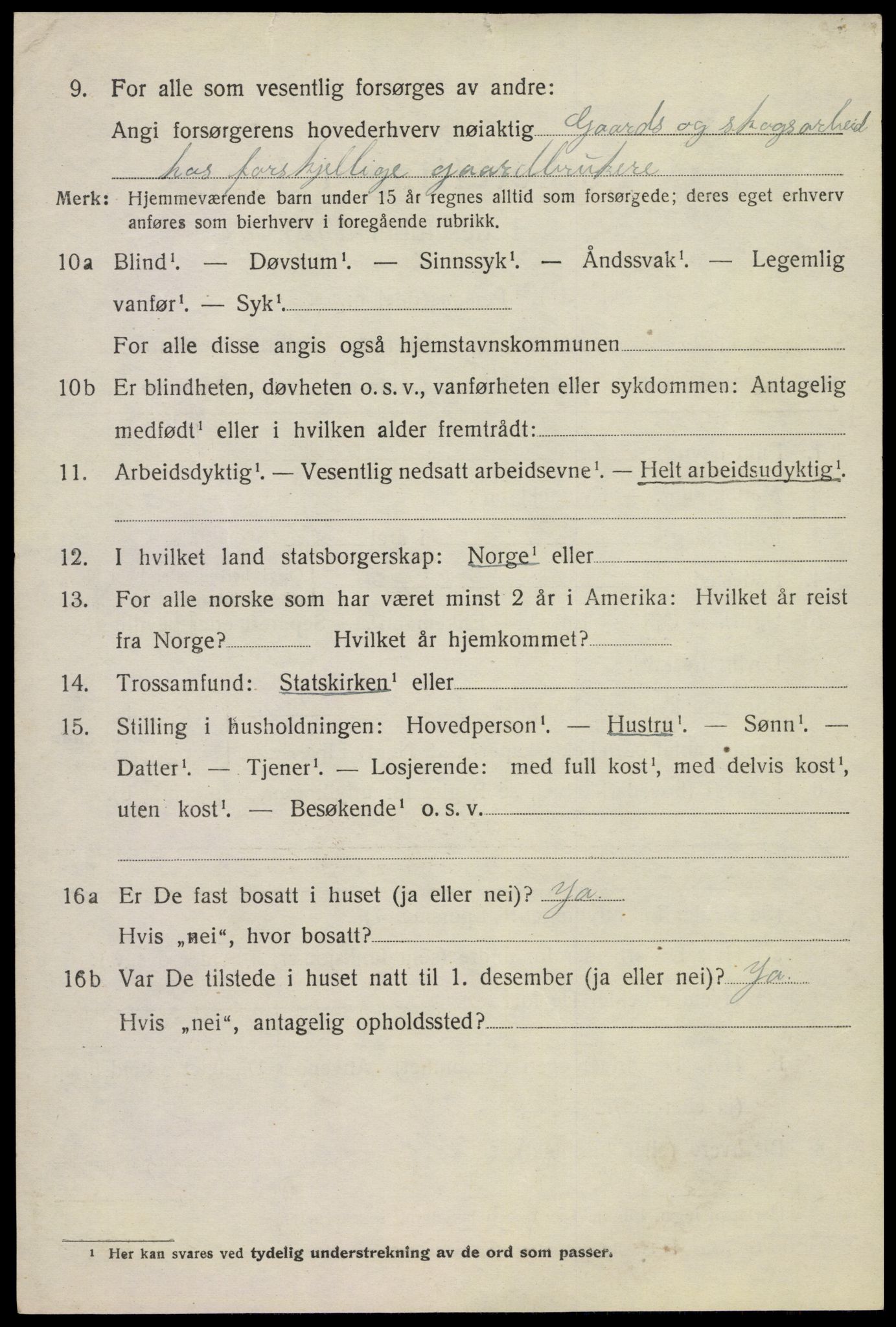 SAKO, 1920 census for Bø (Telemark), 1920, p. 6531