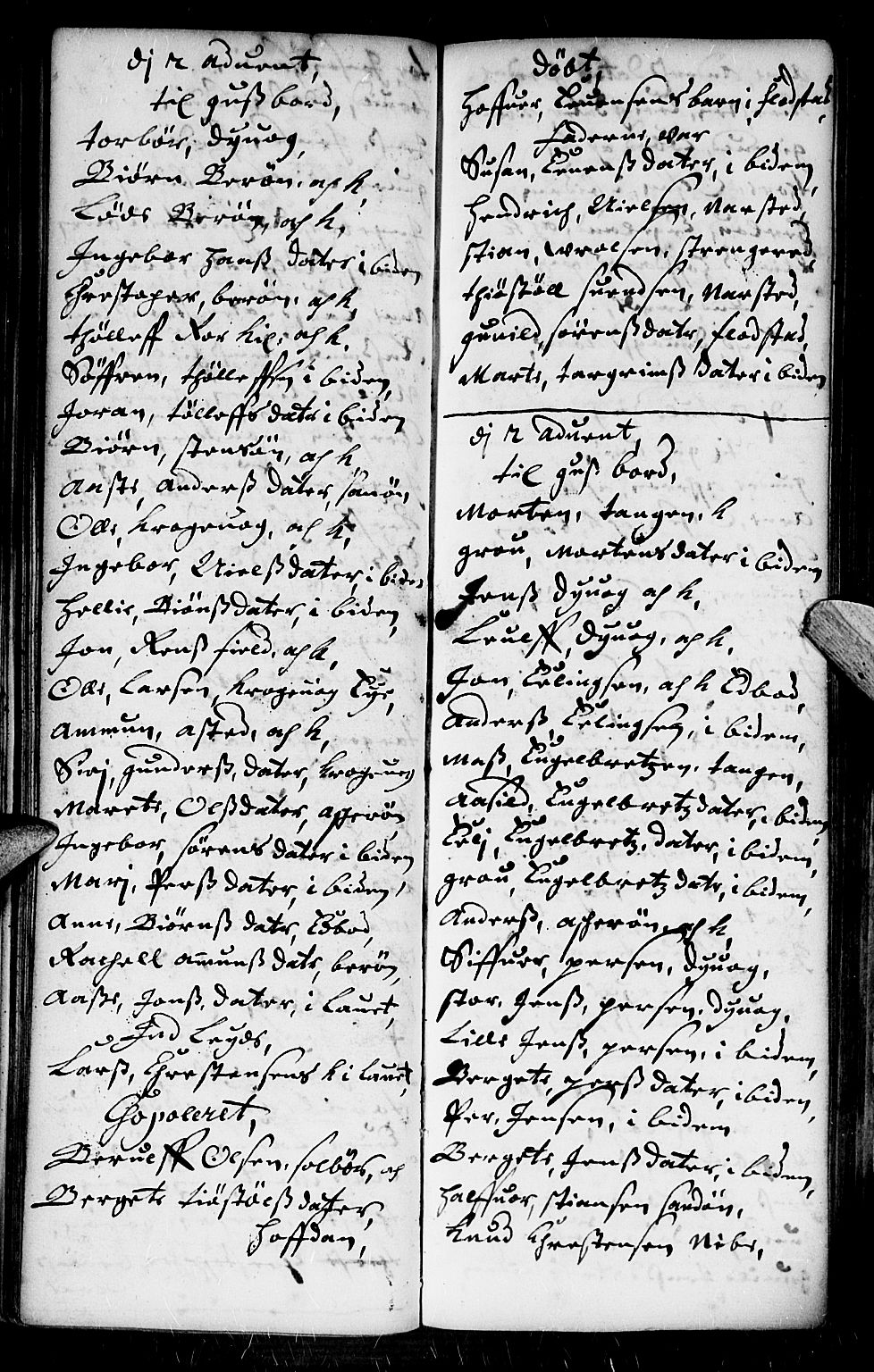 Dypvåg sokneprestkontor, AV/SAK-1111-0007/F/Fb/Fba/L0002: Parish register (copy) no. B 2, 1707-1721, p. 38