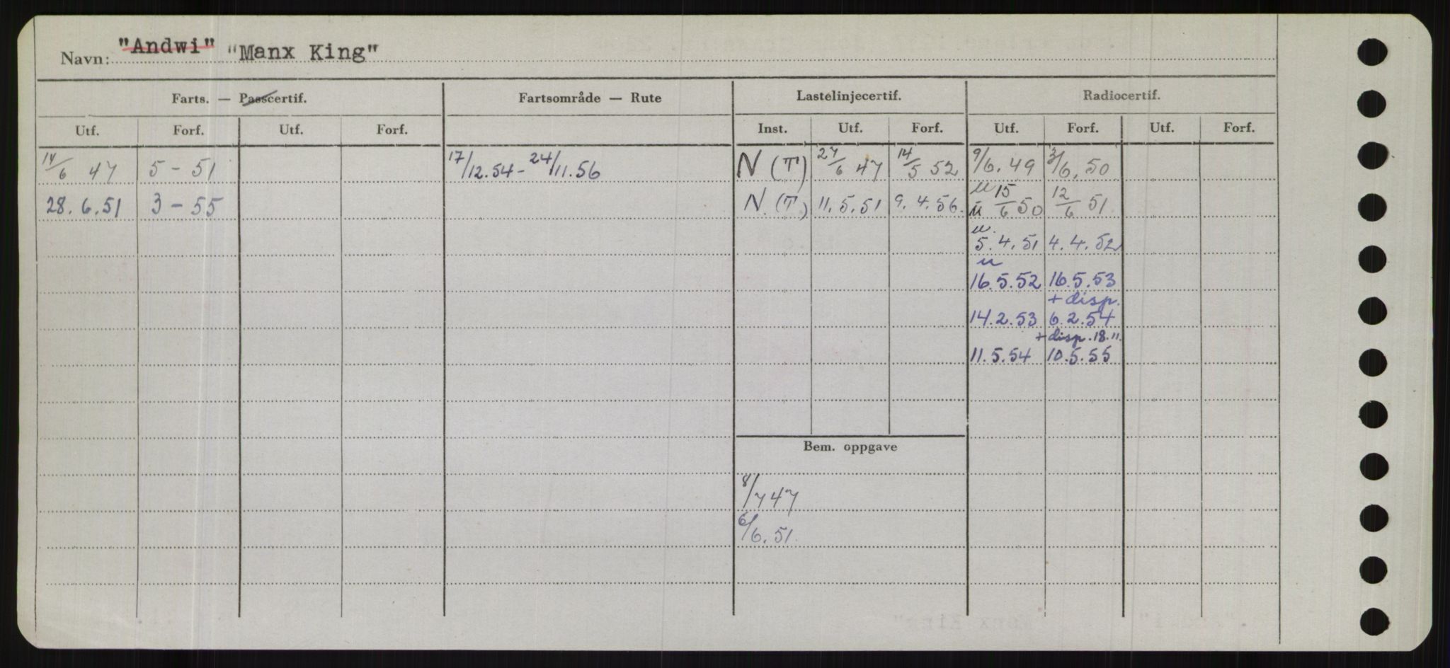 Sjøfartsdirektoratet med forløpere, Skipsmålingen, AV/RA-S-1627/H/Hb/L0003: Fartøy, I-N, p. 314