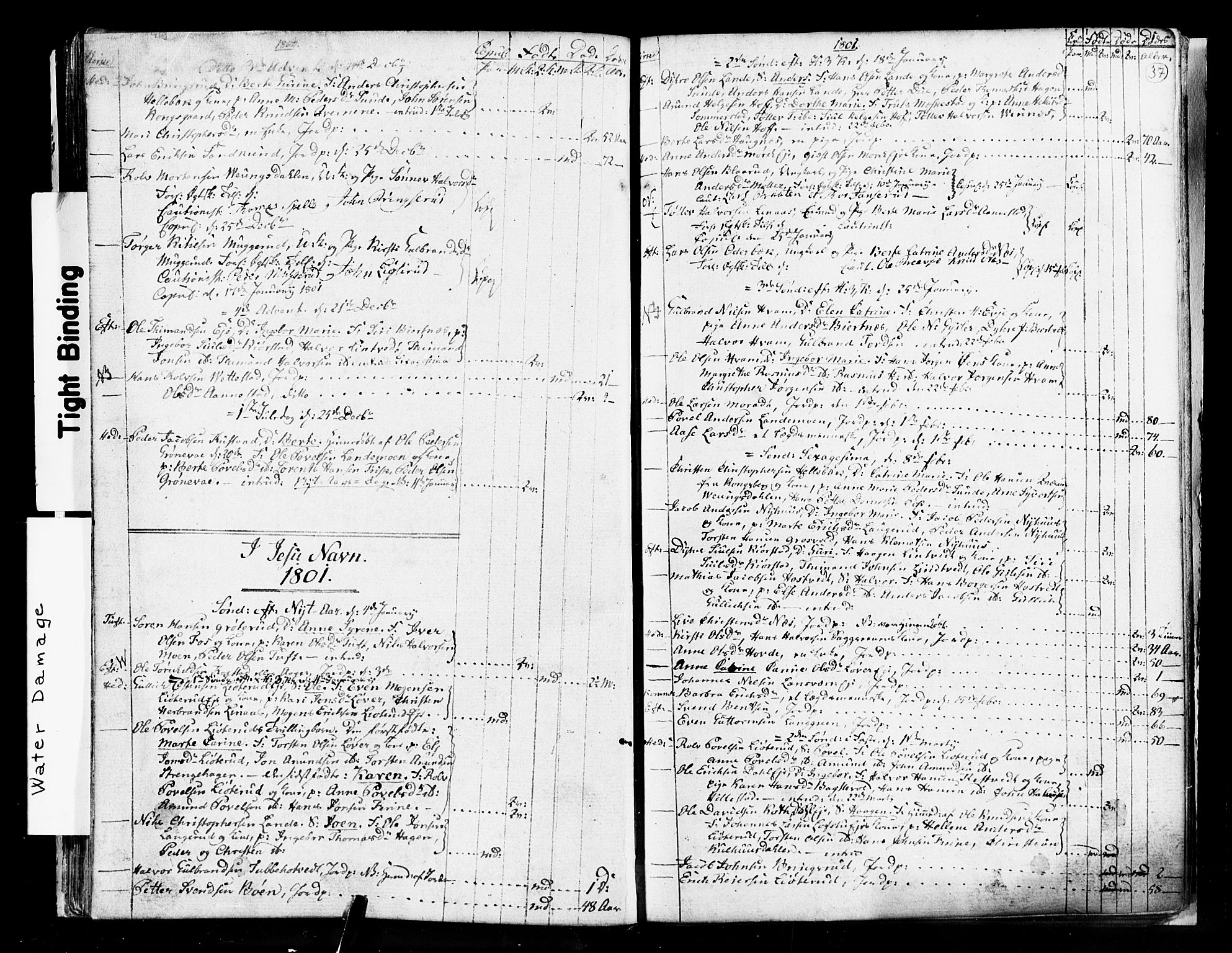 Sandsvær kirkebøker, AV/SAKO-A-244/G/Ga/L0002: Parish register (copy) no. I 2, 1796-1817, p. 37