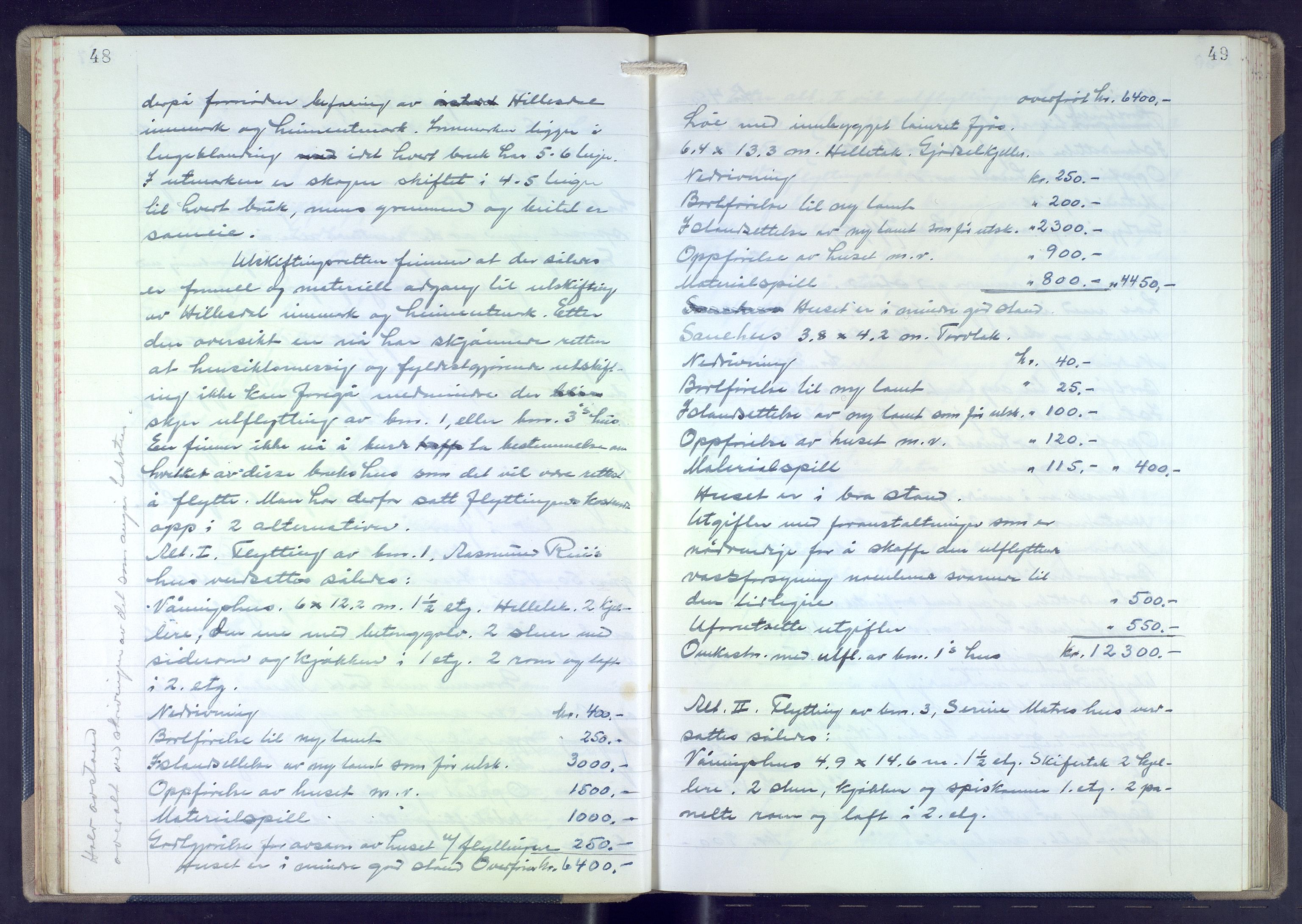 Hordaland jordskiftedøme - VII Indre Sunnhordland jordskiftedistrikt, AV/SAB-A-7401/A/Aa/L0021: Forhandlingsprotokoll, 1945-1953, p. 48-49