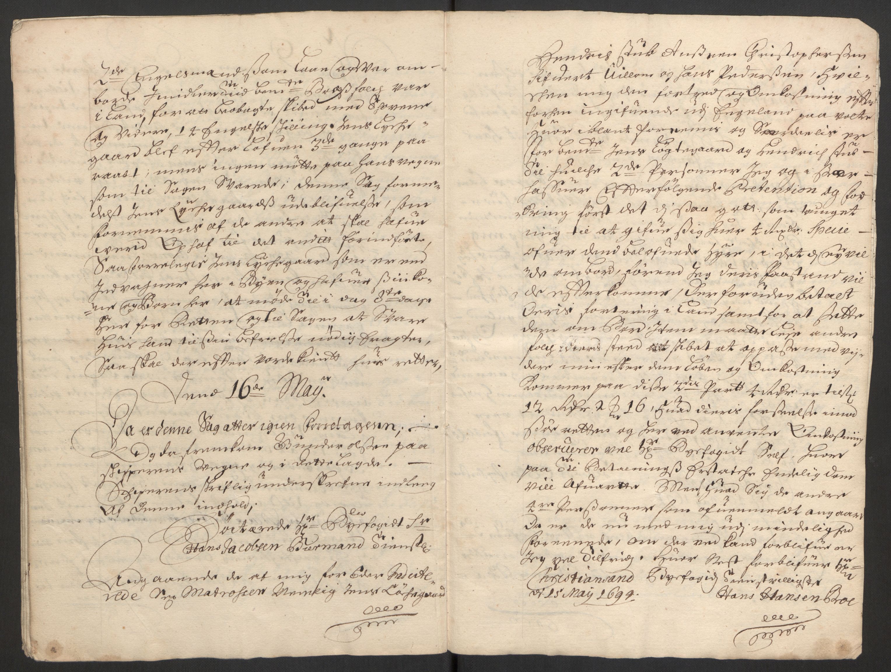 Rentekammeret inntil 1814, Reviderte regnskaper, Byregnskaper, AV/RA-EA-4066/R/Rm/L0285: [M18] Sikt og sakefall, 1681-1718, p. 368