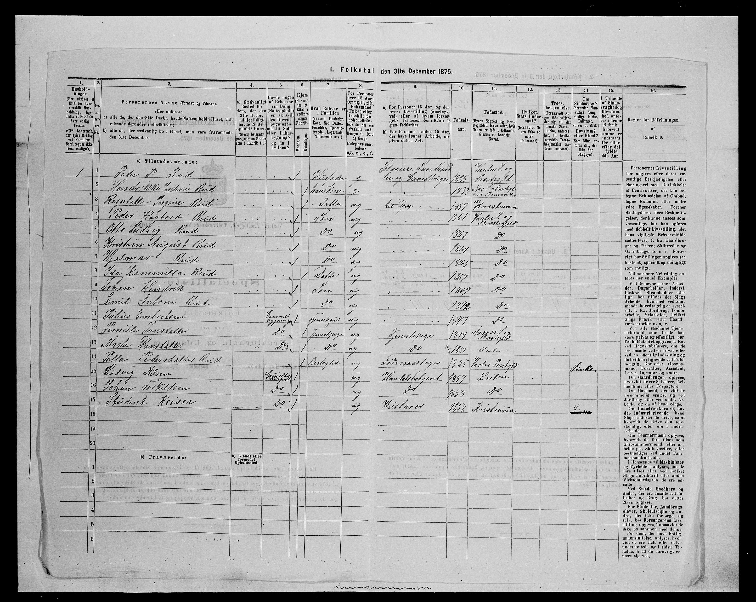 SAH, 1875 census for 0426P Våler parish (Hedmark), 1875, p. 388