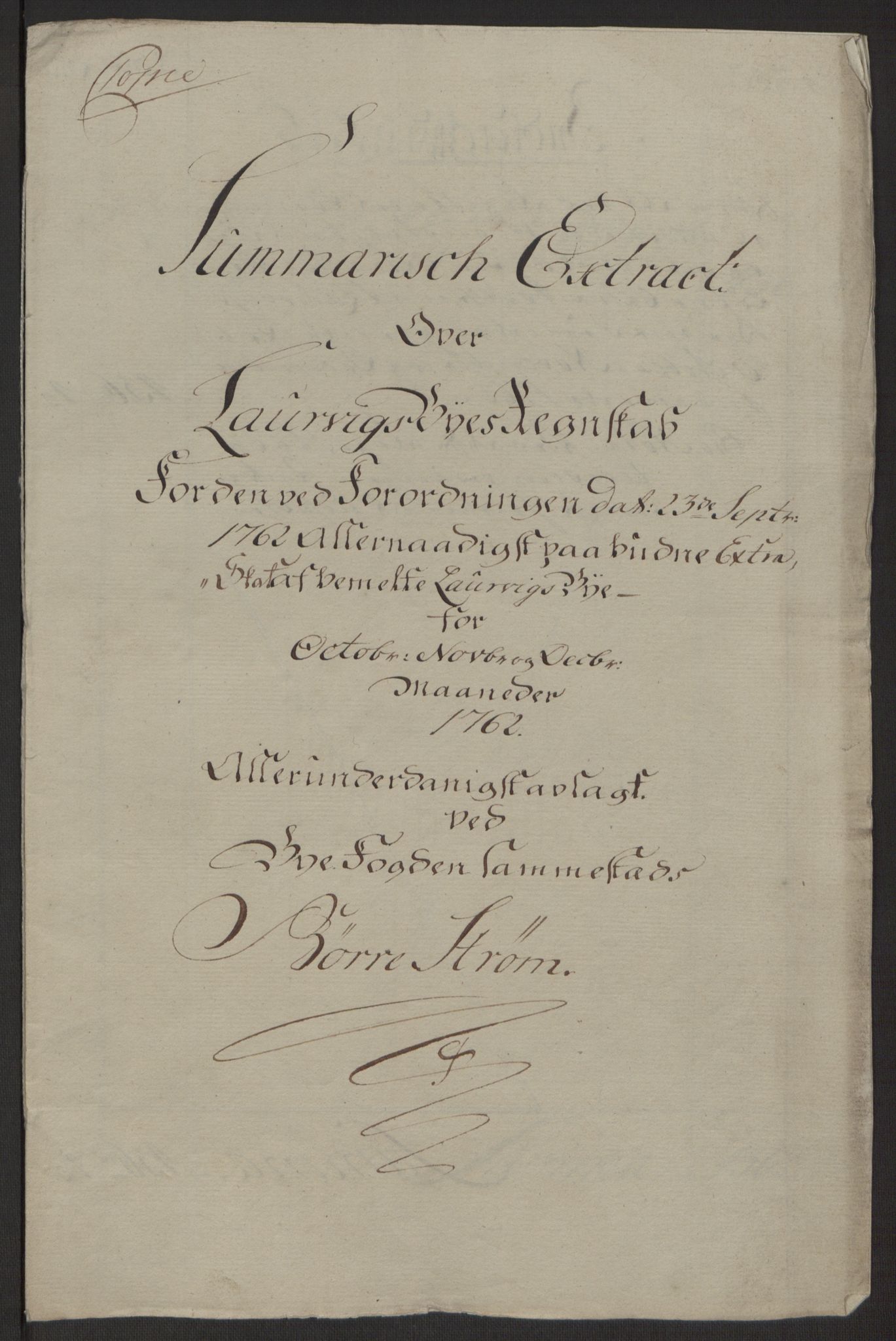 Rentekammeret inntil 1814, Reviderte regnskaper, Byregnskaper, AV/RA-EA-4066/R/Ri/L0183/0001: [I4] Kontribusjonsregnskap / Ekstraskatt, 1762-1768, p. 8