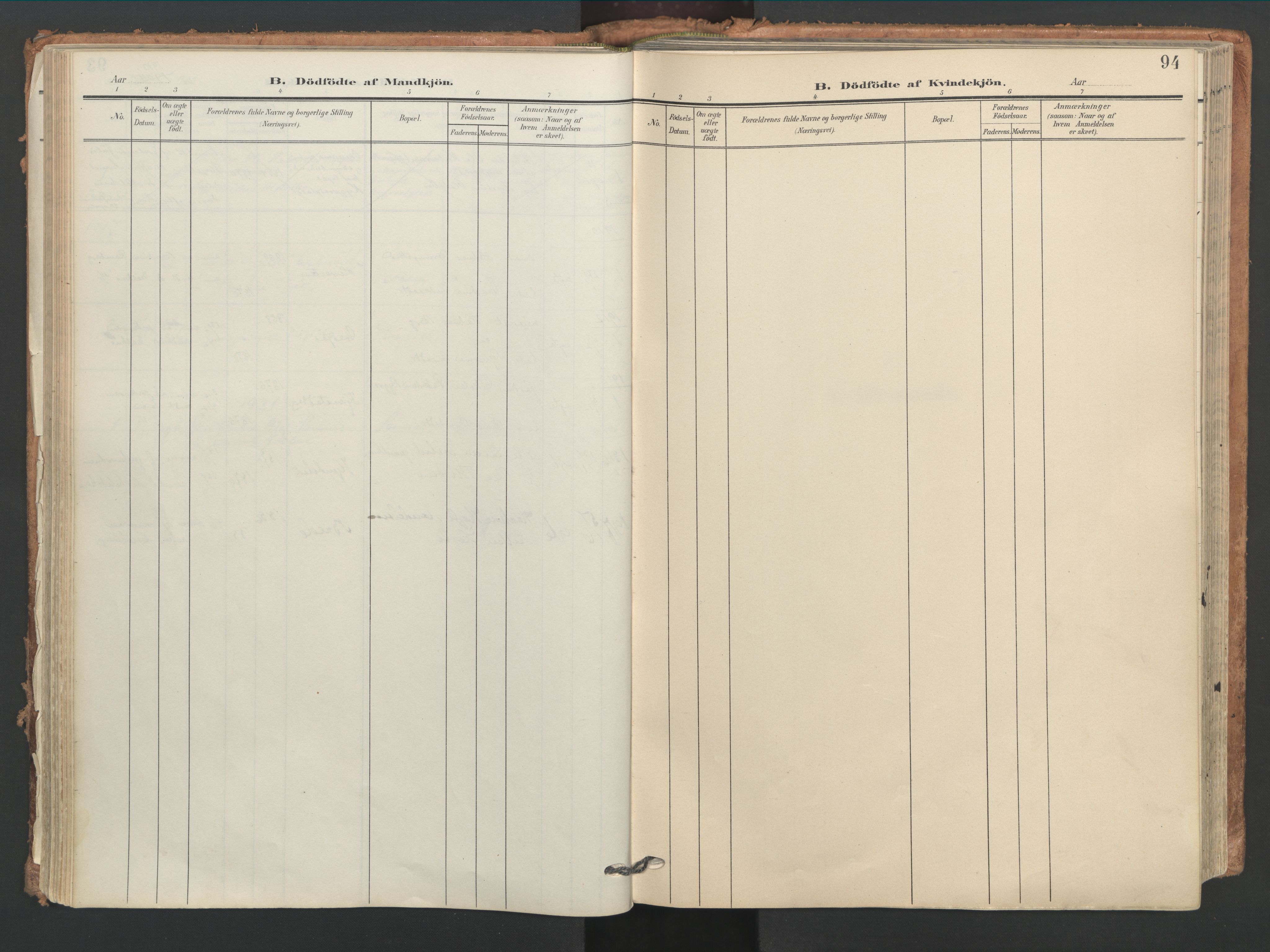Ministerialprotokoller, klokkerbøker og fødselsregistre - Nord-Trøndelag, SAT/A-1458/749/L0477: Parish register (official) no. 749A11, 1902-1927, p. 94