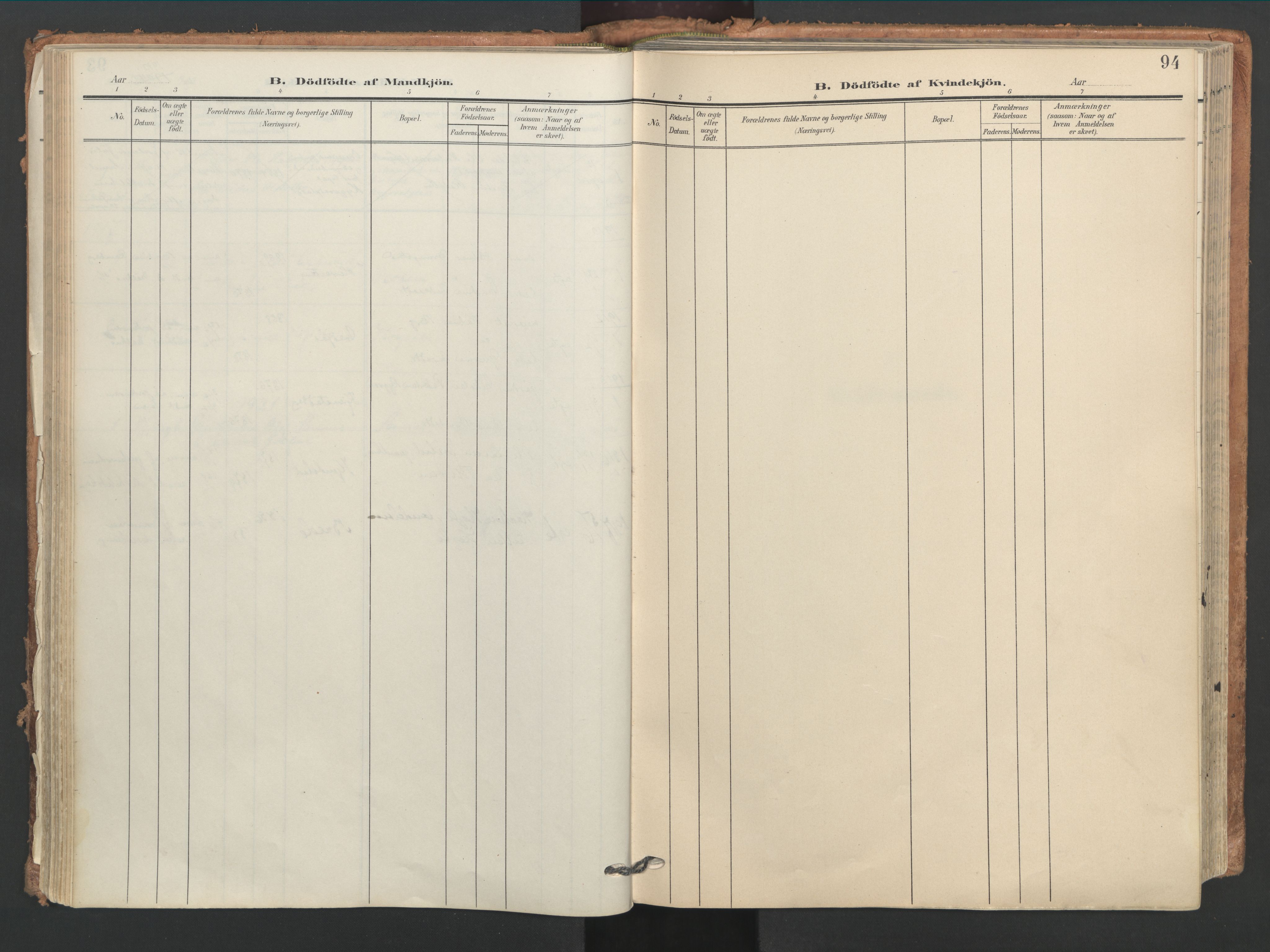 Ministerialprotokoller, klokkerbøker og fødselsregistre - Nord-Trøndelag, AV/SAT-A-1458/749/L0477: Parish register (official) no. 749A11, 1902-1927, p. 94