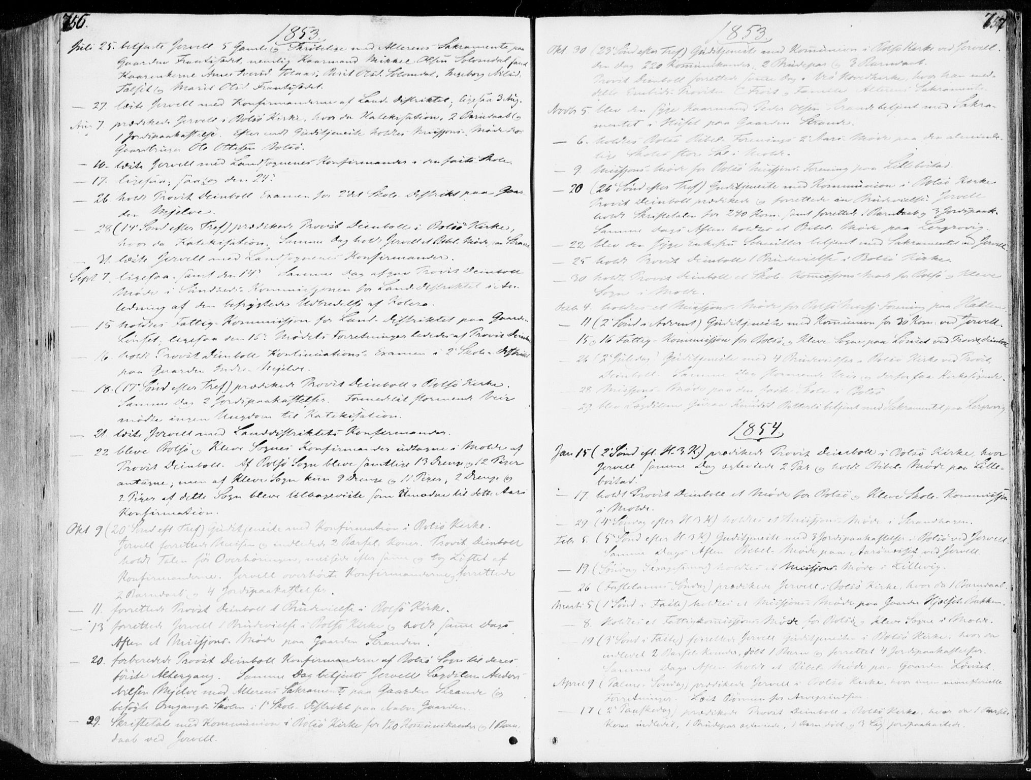 Ministerialprotokoller, klokkerbøker og fødselsregistre - Møre og Romsdal, SAT/A-1454/555/L0653: Parish register (official) no. 555A04, 1843-1869, p. 756-757
