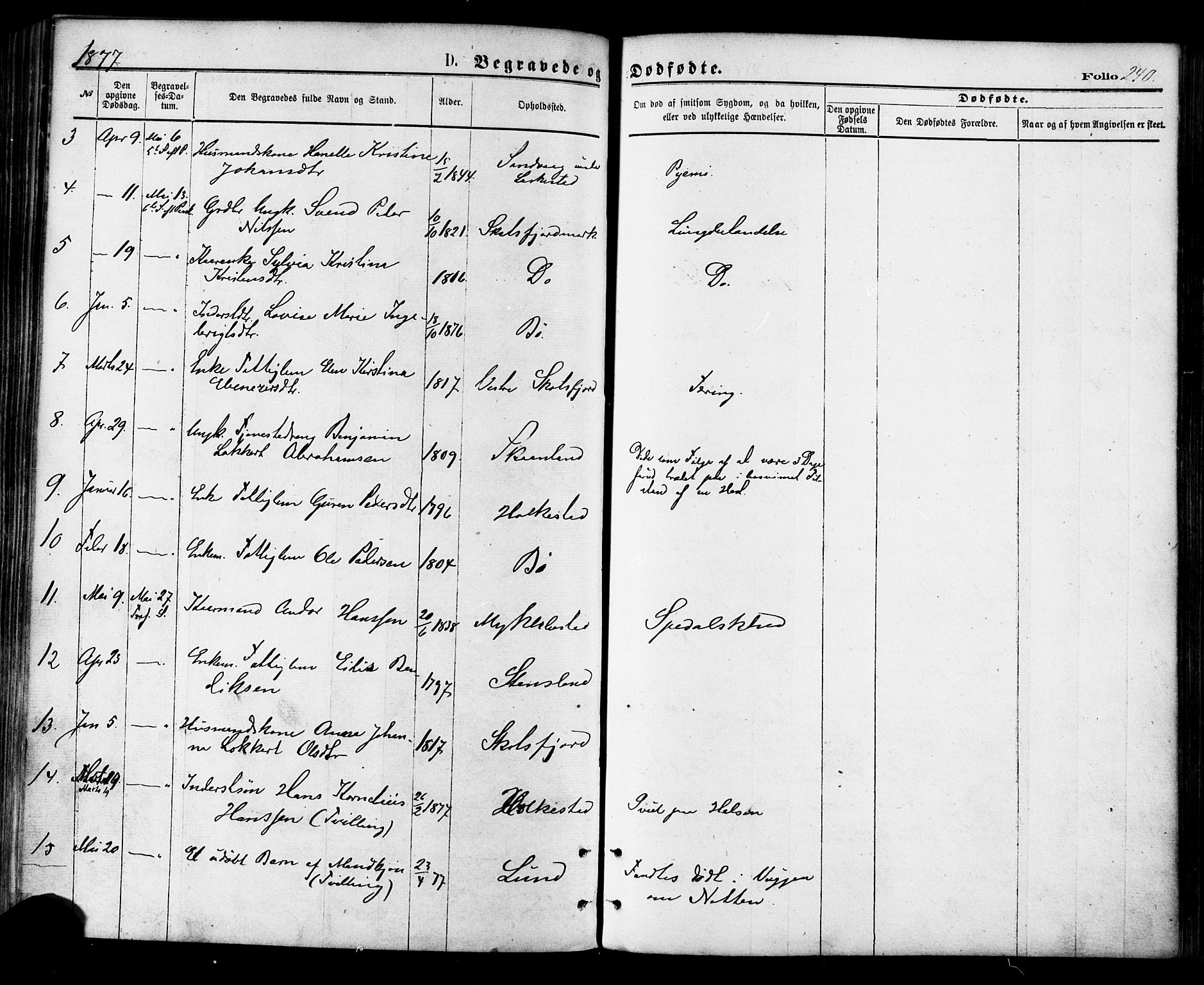 Ministerialprotokoller, klokkerbøker og fødselsregistre - Nordland, SAT/A-1459/855/L0802: Parish register (official) no. 855A10, 1875-1886, p. 240