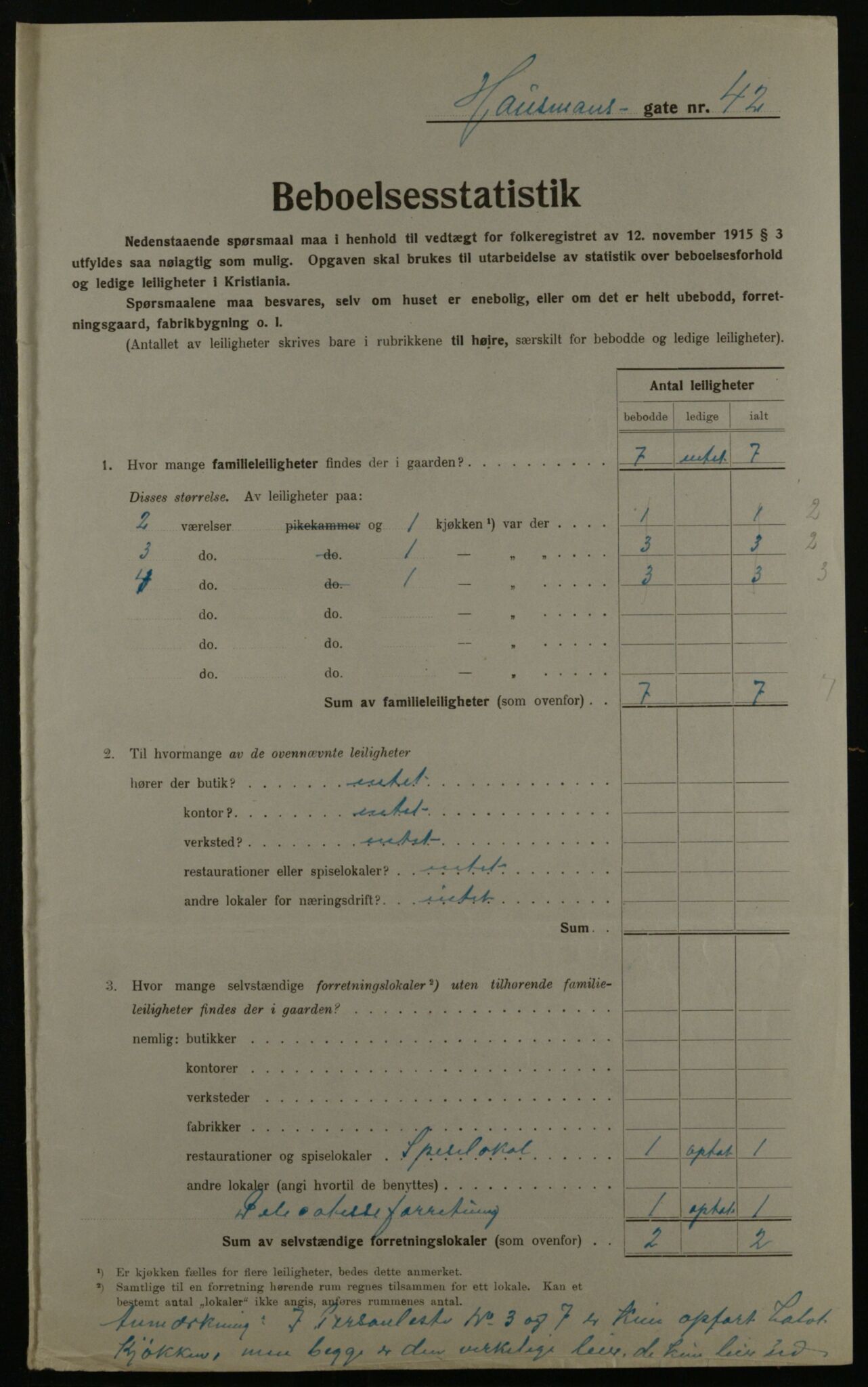 OBA, Municipal Census 1923 for Kristiania, 1923, p. 39632