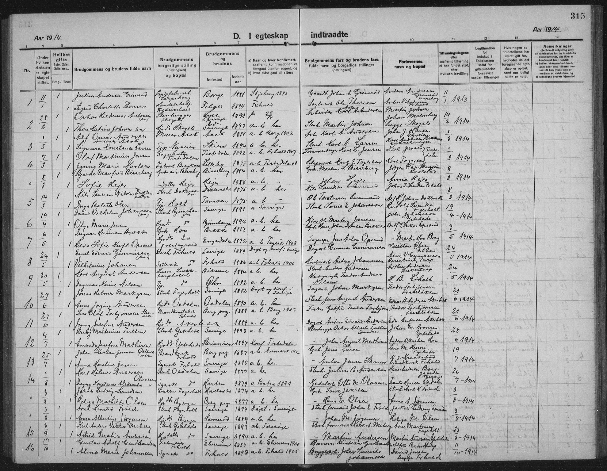 Idd prestekontor Kirkebøker, SAO/A-10911/G/Gb/L0003: Parish register (copy) no. II 3, 1914-1940, p. 315