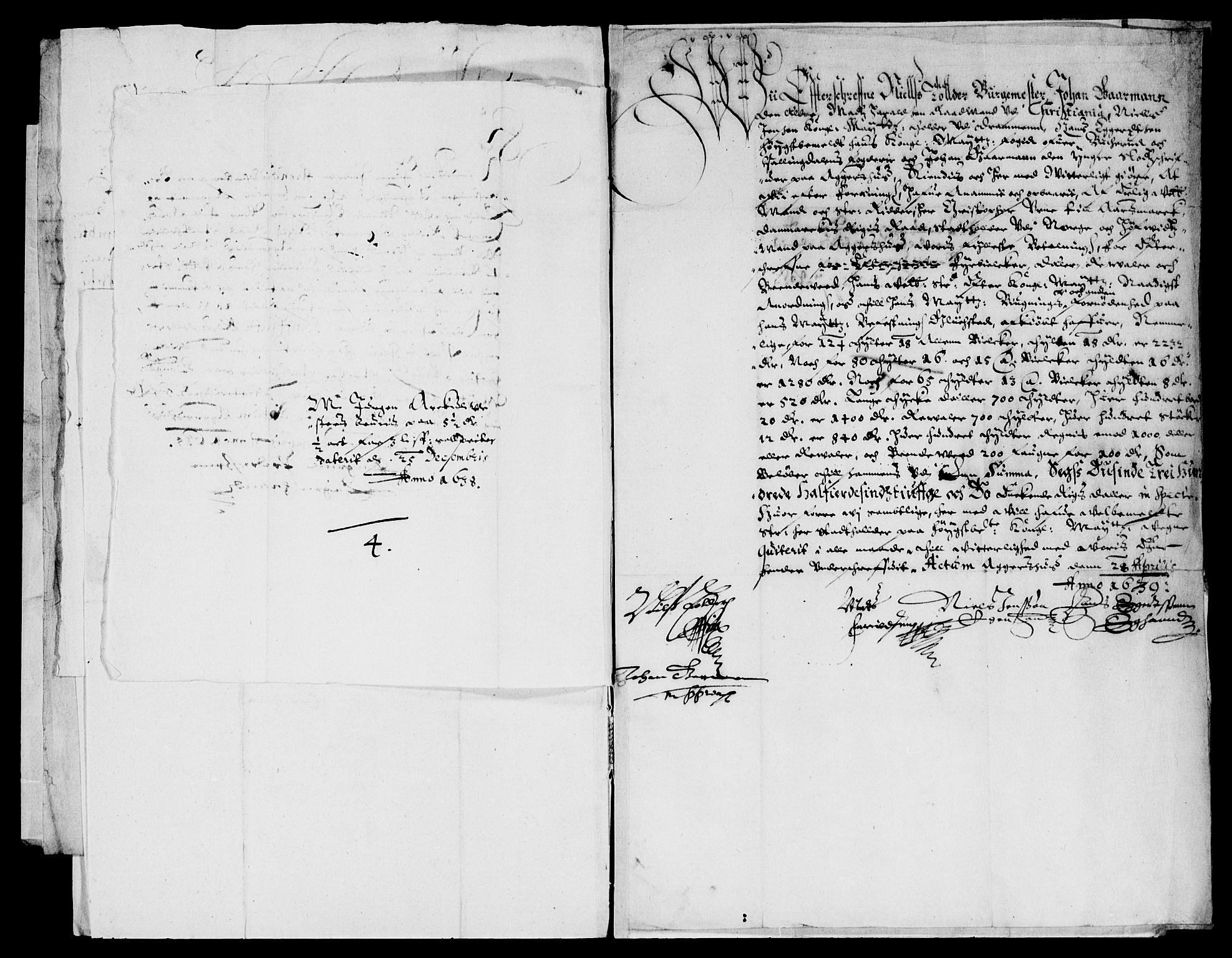 Rentekammeret inntil 1814, Reviderte regnskaper, Lensregnskaper, AV/RA-EA-5023/R/Rb/Rba/L0139: Akershus len, 1638-1639