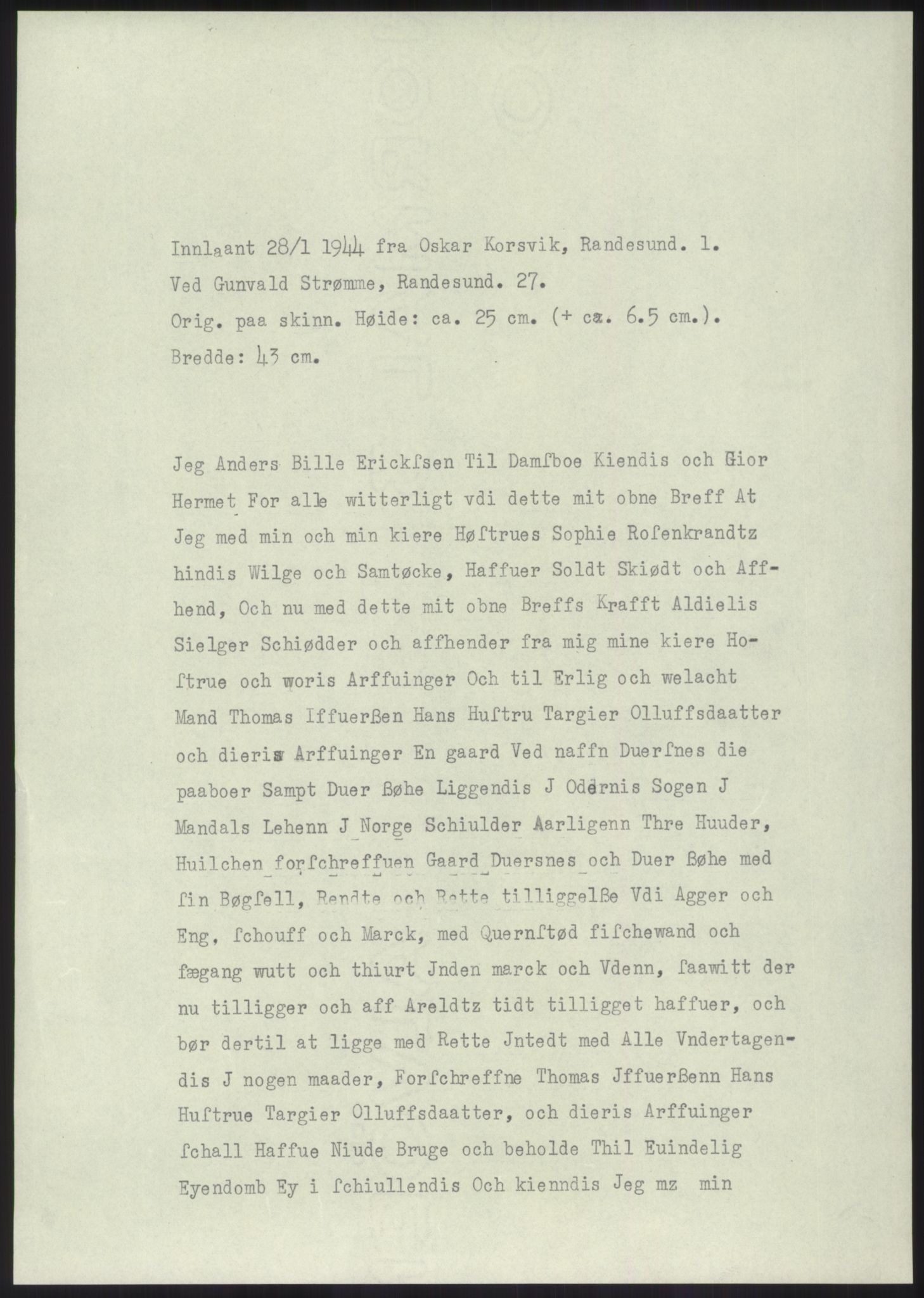 Samlinger til kildeutgivelse, Diplomavskriftsamlingen, RA/EA-4053/H/Ha, p. 1793