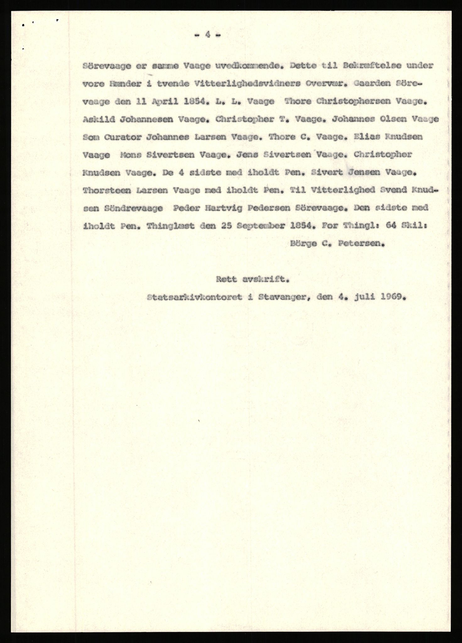 Statsarkivet i Stavanger, SAST/A-101971/03/Y/Yj/L0096: Avskrifter sortert etter gårdsnavn: Vistad - Vågen søndre, 1750-1930, p. 426