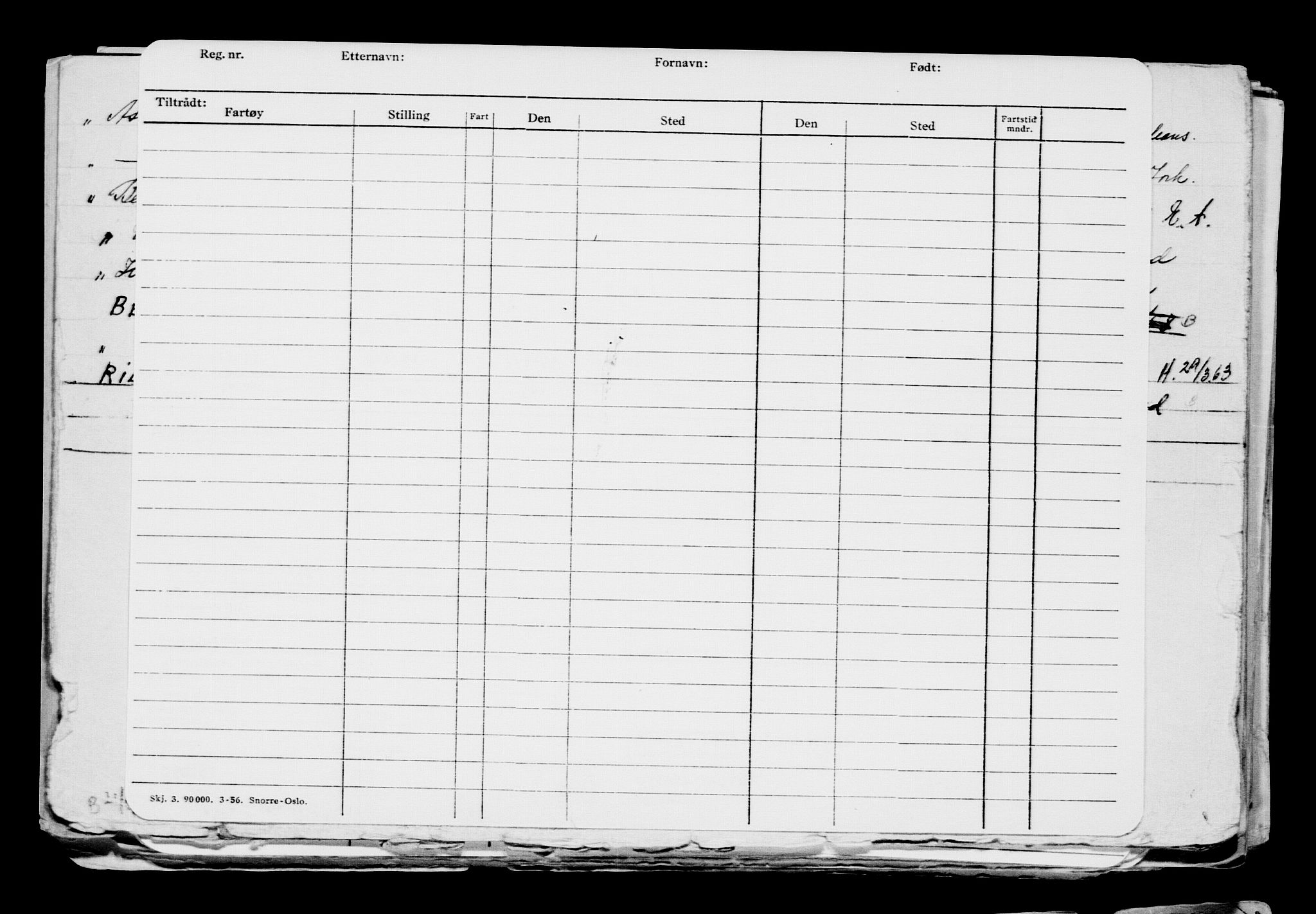 Direktoratet for sjømenn, AV/RA-S-3545/G/Gb/L0095: Hovedkort, 1911, p. 256