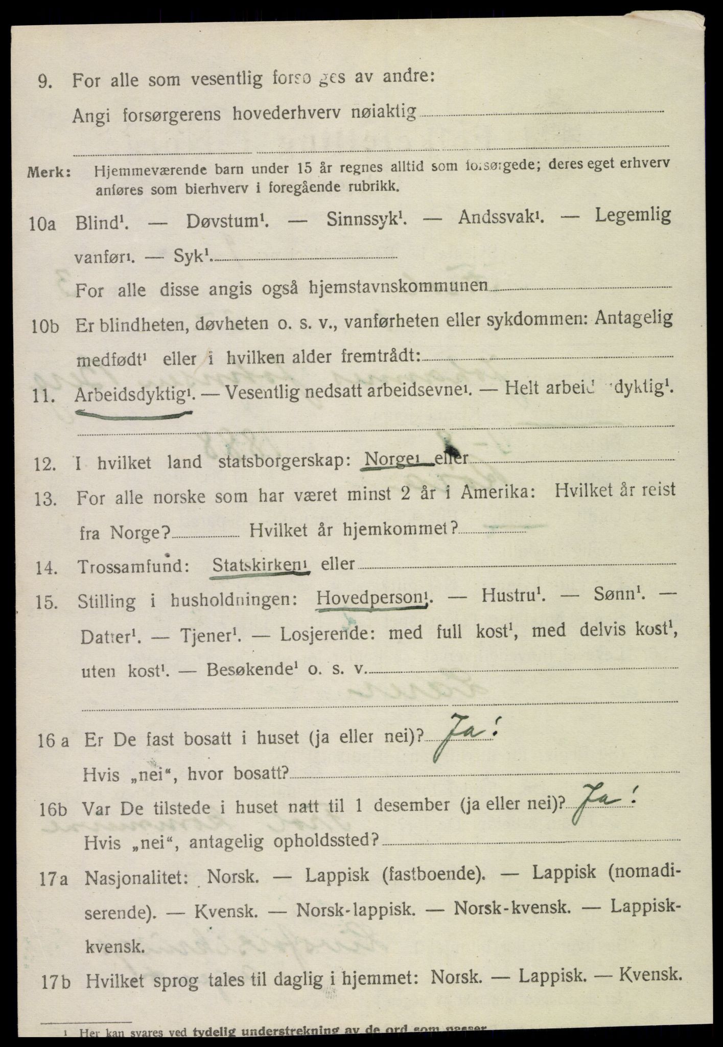 SAT, 1920 census for Frol, 1920, p. 2994