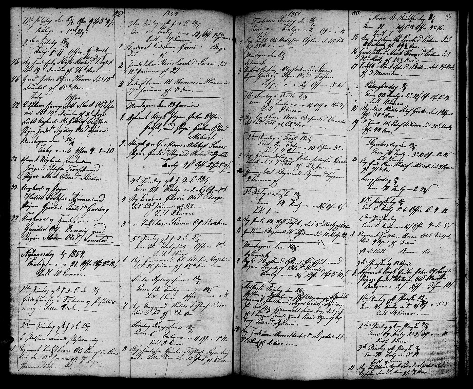 Ministerialprotokoller, klokkerbøker og fødselsregistre - Sør-Trøndelag, SAT/A-1456/695/L1154: Parish register (copy) no. 695C05, 1842-1858, p. 96