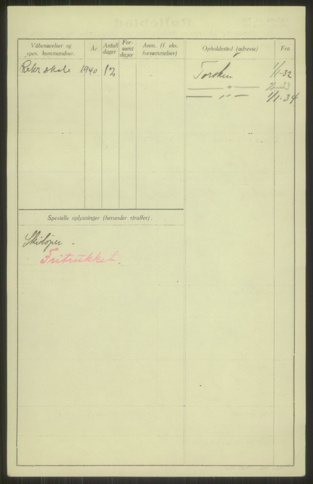 Forsvaret, Troms infanteriregiment nr. 16, AV/RA-RAFA-3146/P/Pa/L0016: Rulleblad for regimentets menige mannskaper, årsklasse 1932, 1932, p. 36