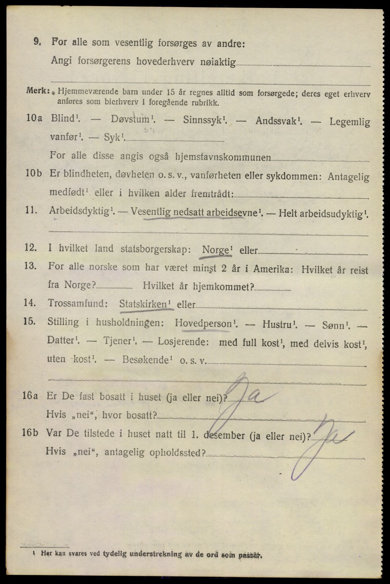 SAO, 1920 census for Fet, 1920, p. 3377