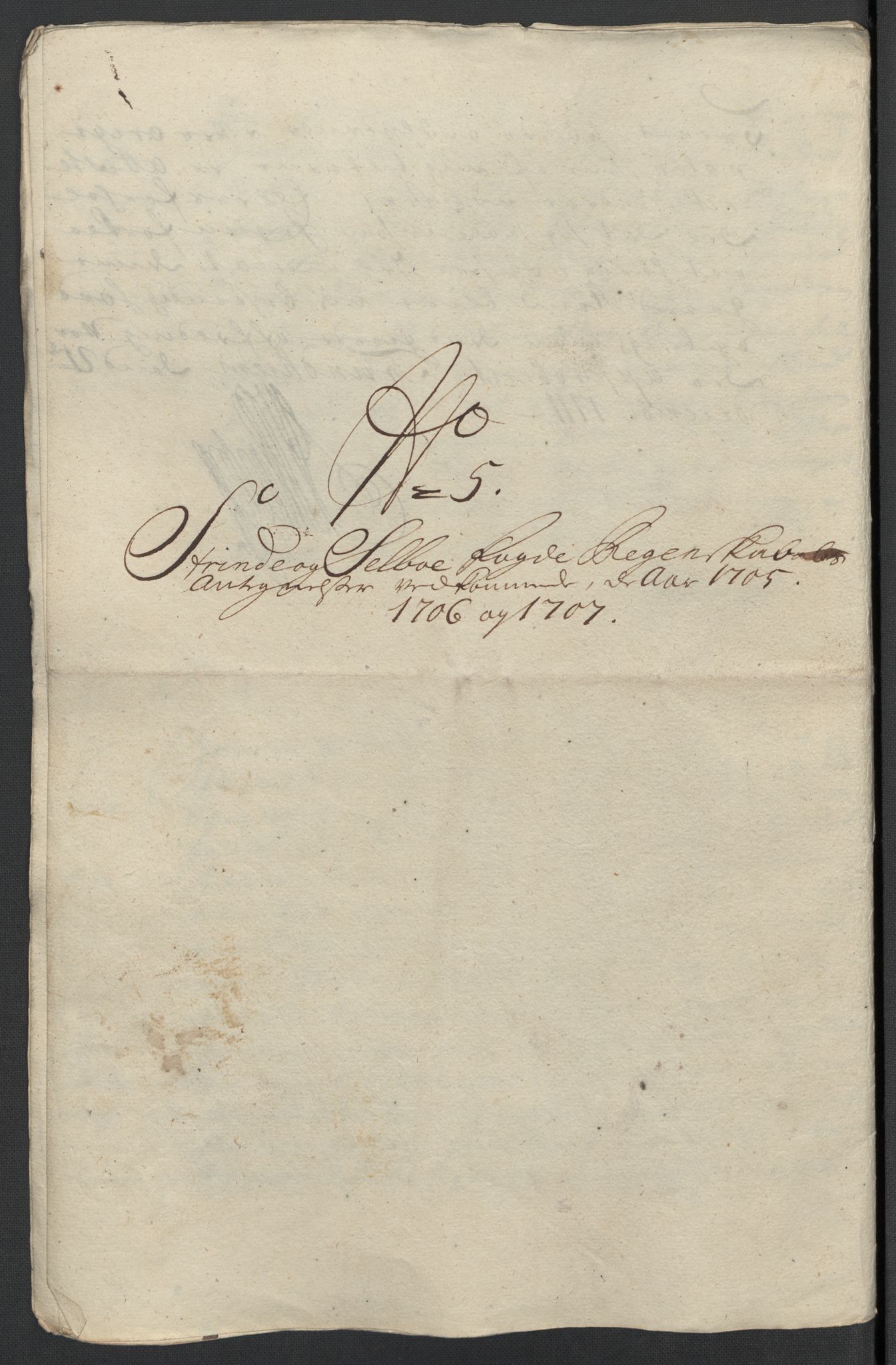 Rentekammeret inntil 1814, Reviderte regnskaper, Fogderegnskap, AV/RA-EA-4092/R61/L4110: Fogderegnskap Strinda og Selbu, 1707-1708, p. 234