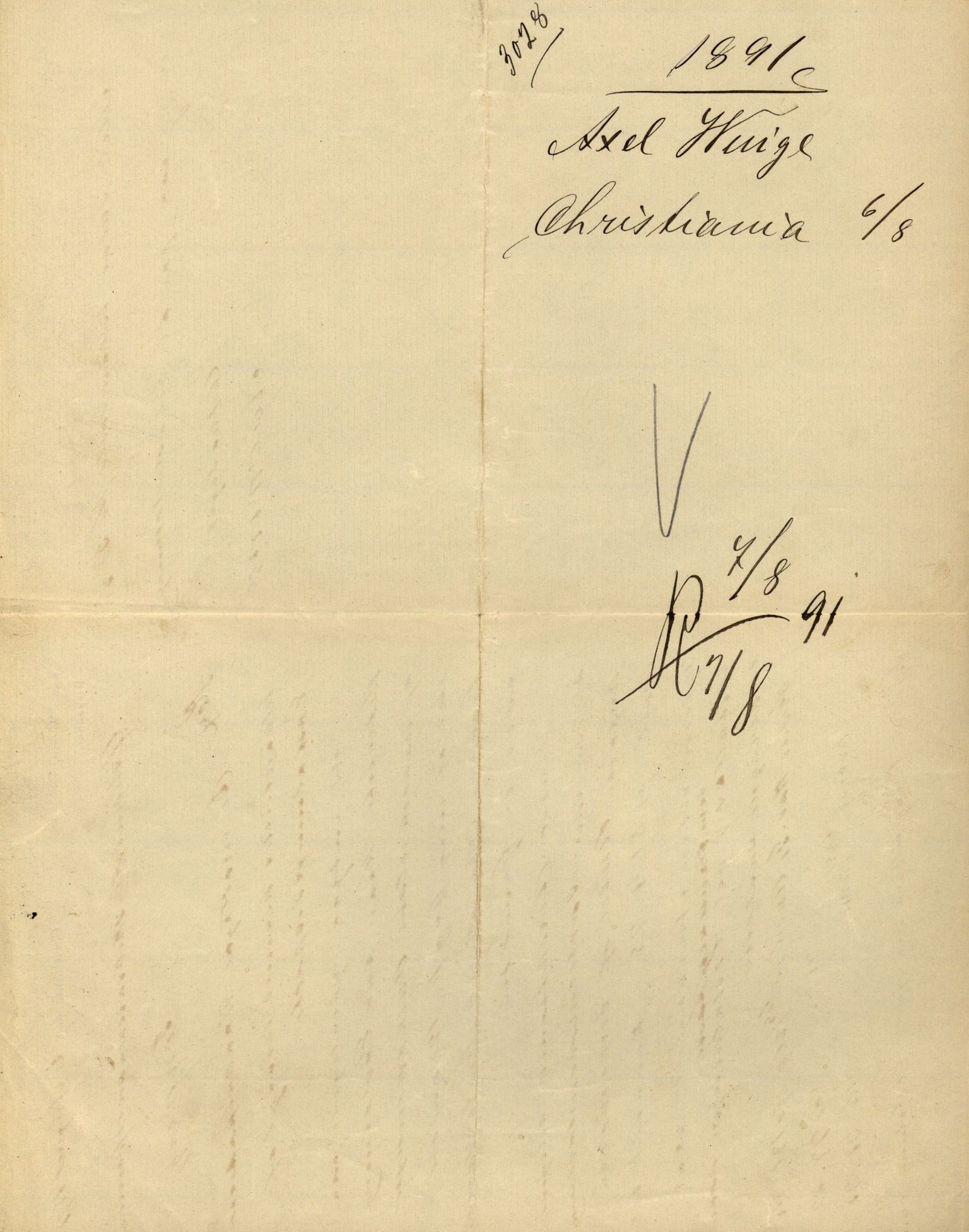 Pa 63 - Østlandske skibsassuranceforening, VEMU/A-1079/G/Ga/L0026/0009: Havaridokumenter / Rex, Resolve, Regulator, Familien, Falcon, Johanne, 1890, p. 3