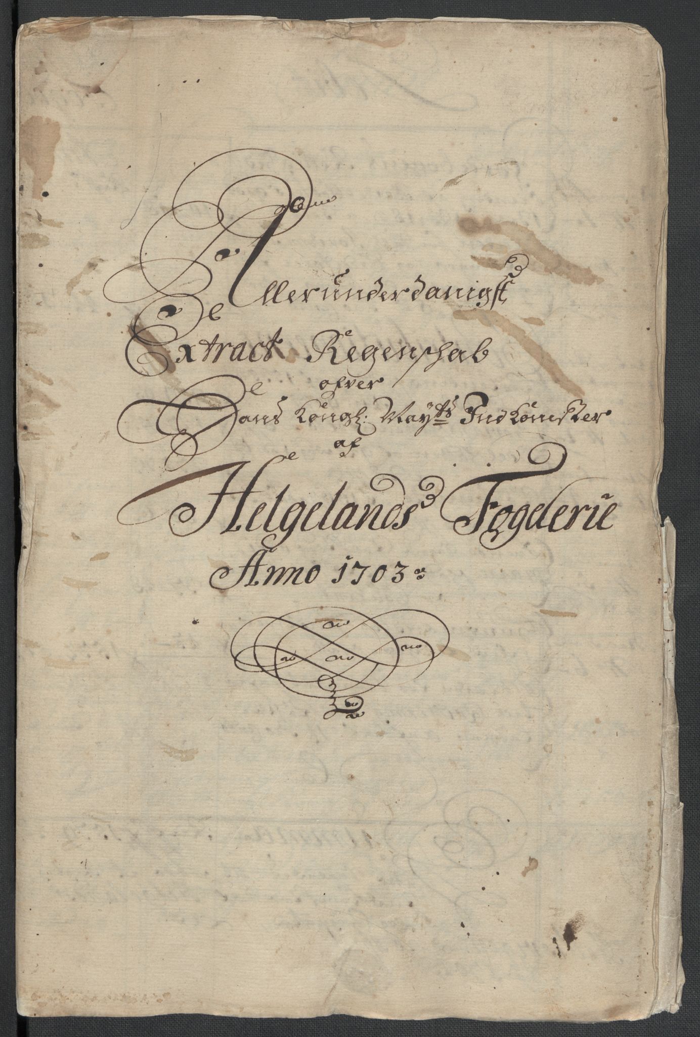 Rentekammeret inntil 1814, Reviderte regnskaper, Fogderegnskap, AV/RA-EA-4092/R65/L4508: Fogderegnskap Helgeland, 1702-1705, p. 116