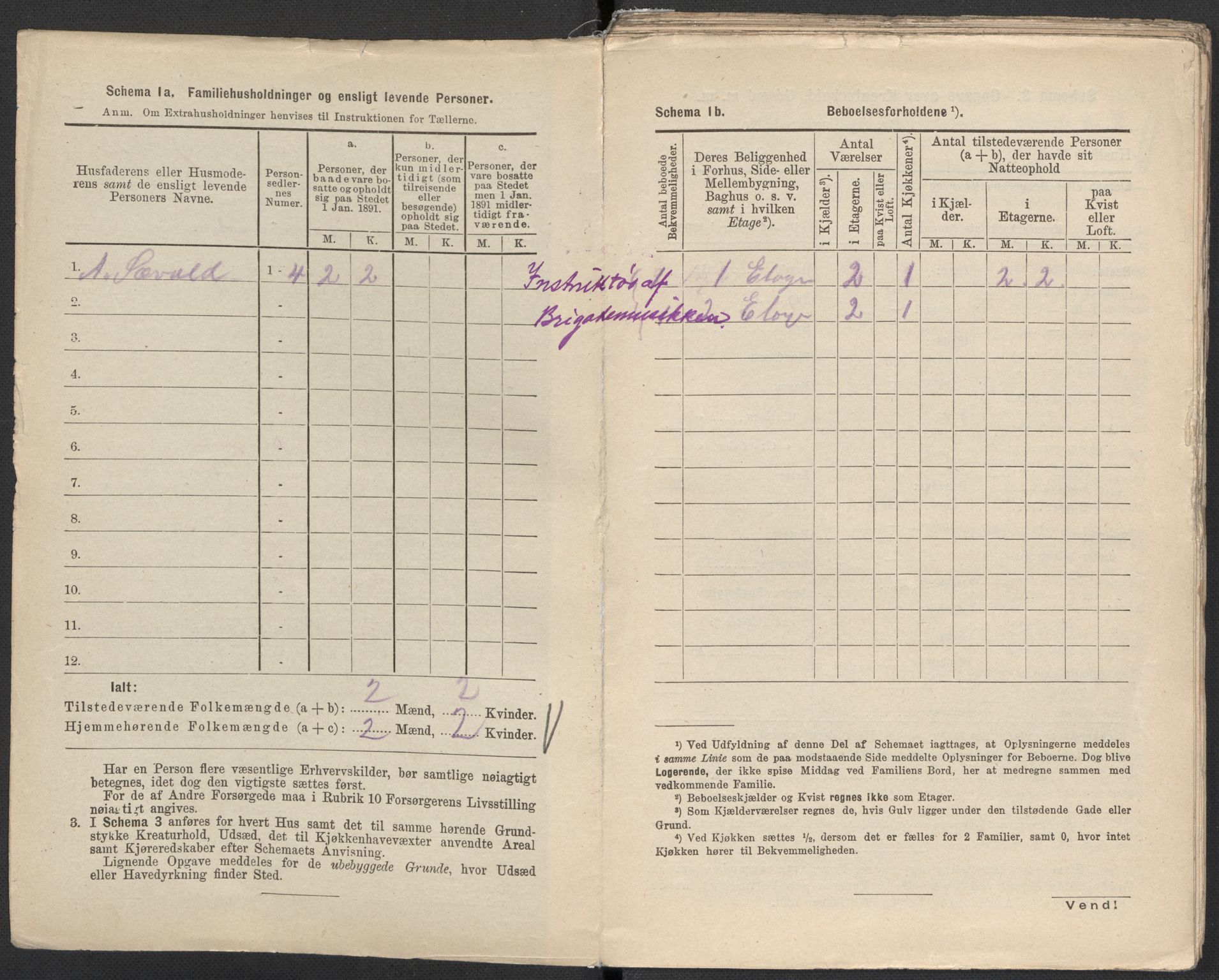 RA, 1891 Census for 1301 Bergen, 1891, p. 3309