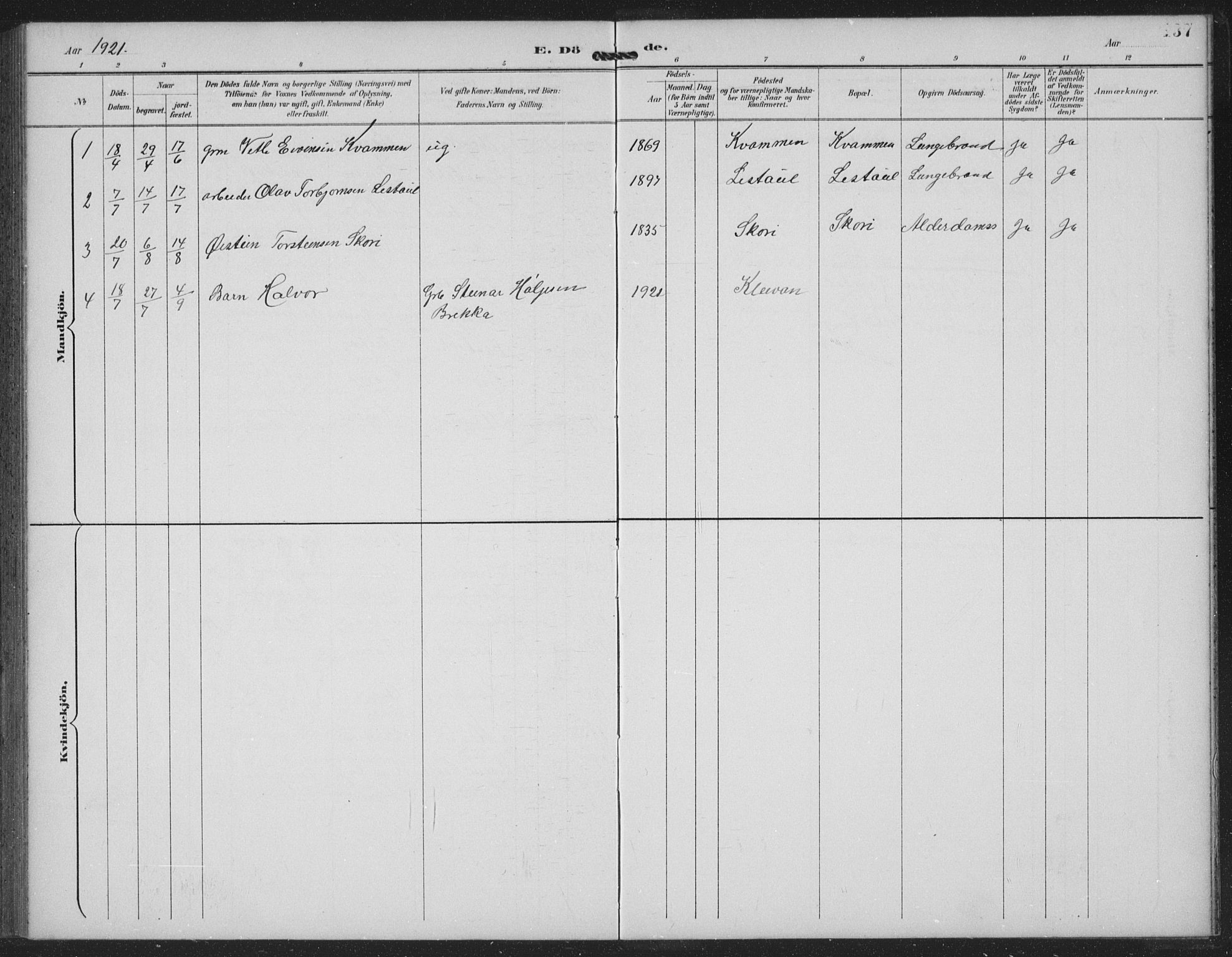 Seljord kirkebøker, AV/SAKO-A-20/G/Gc/L0003: Parish register (copy) no. III 3, 1887-1926, p. 137