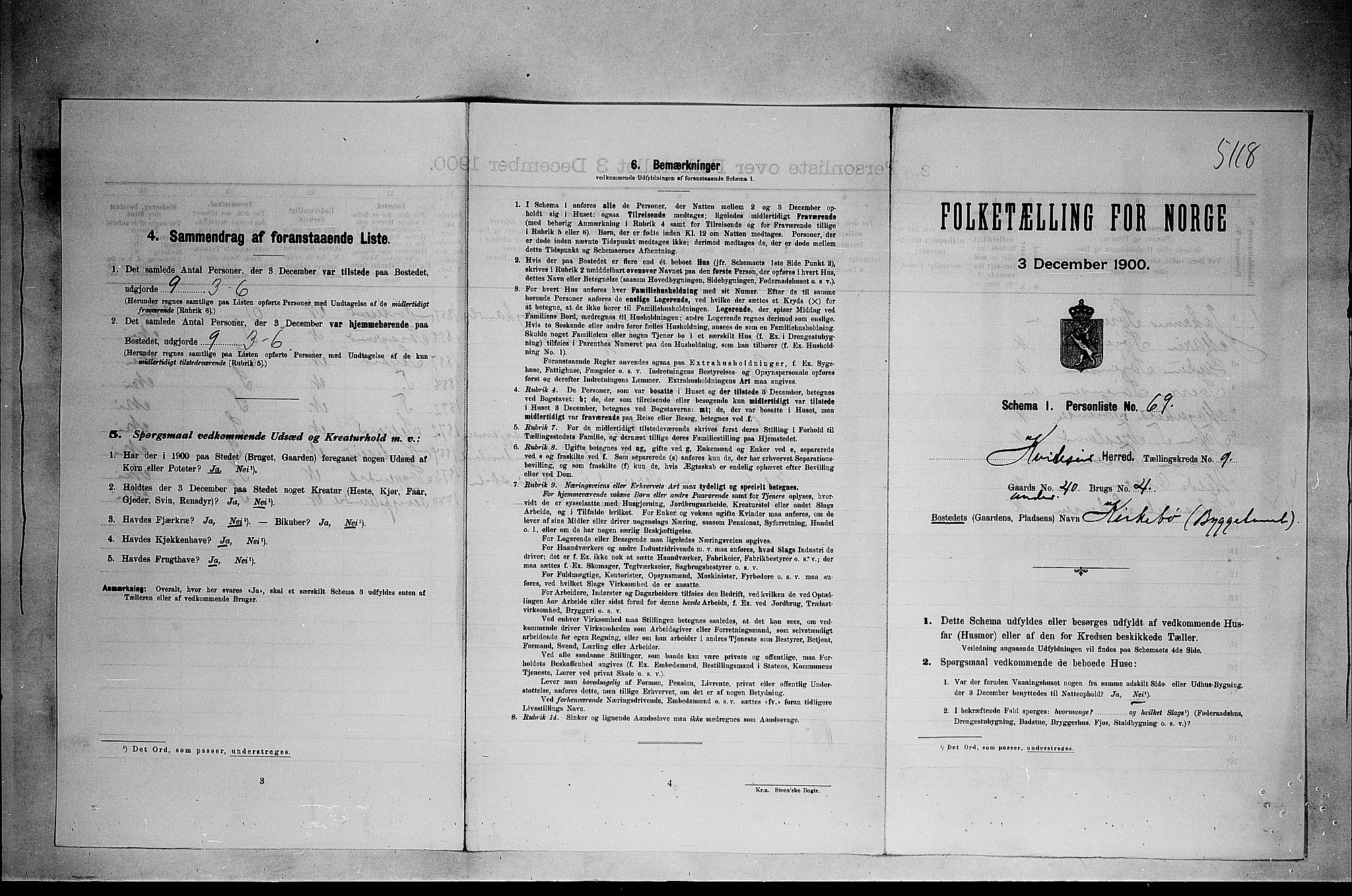 SAKO, 1900 census for Kviteseid, 1900, p. 673