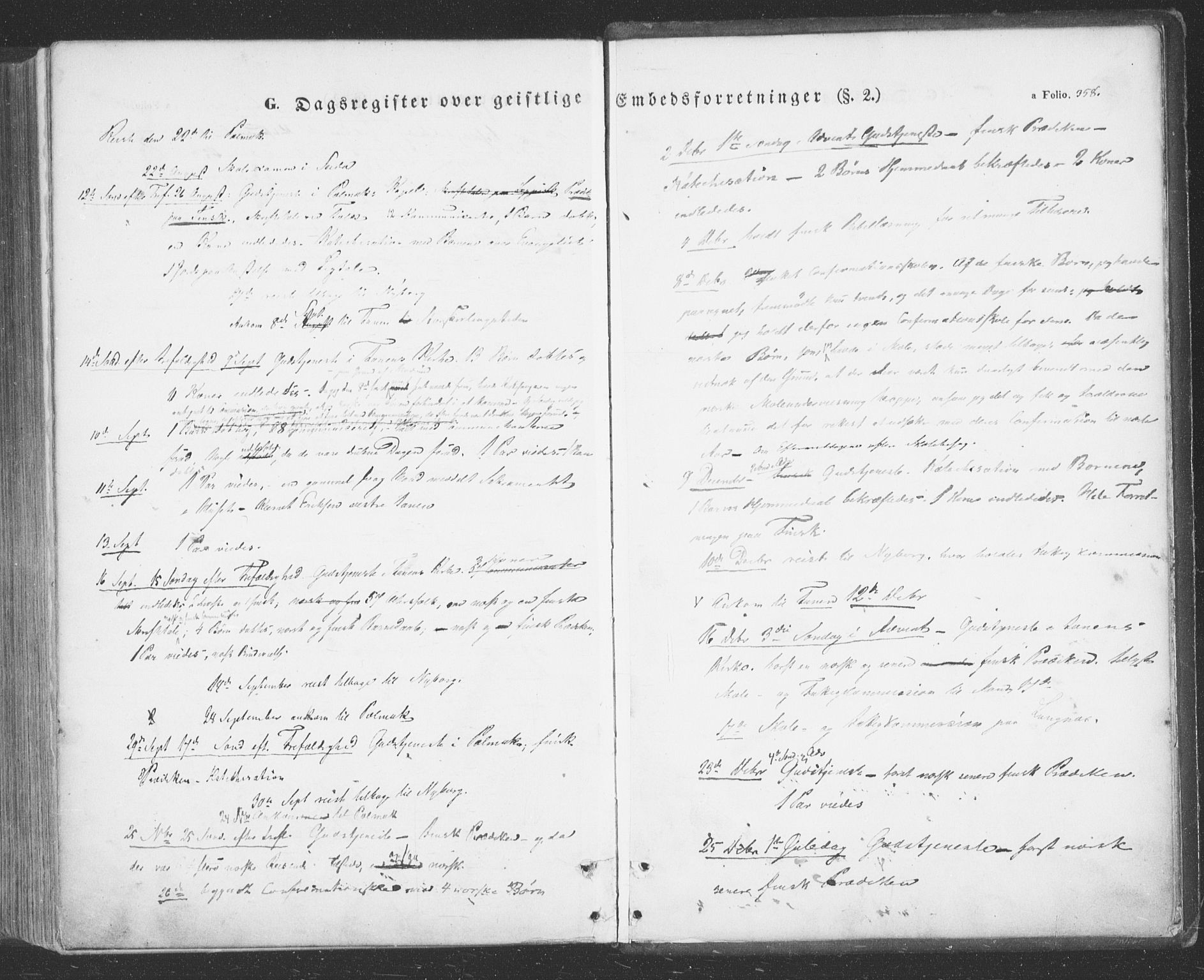 Tana sokneprestkontor, AV/SATØ-S-1334/H/Ha/L0001kirke: Parish register (official) no. 1, 1846-1861, p. 358