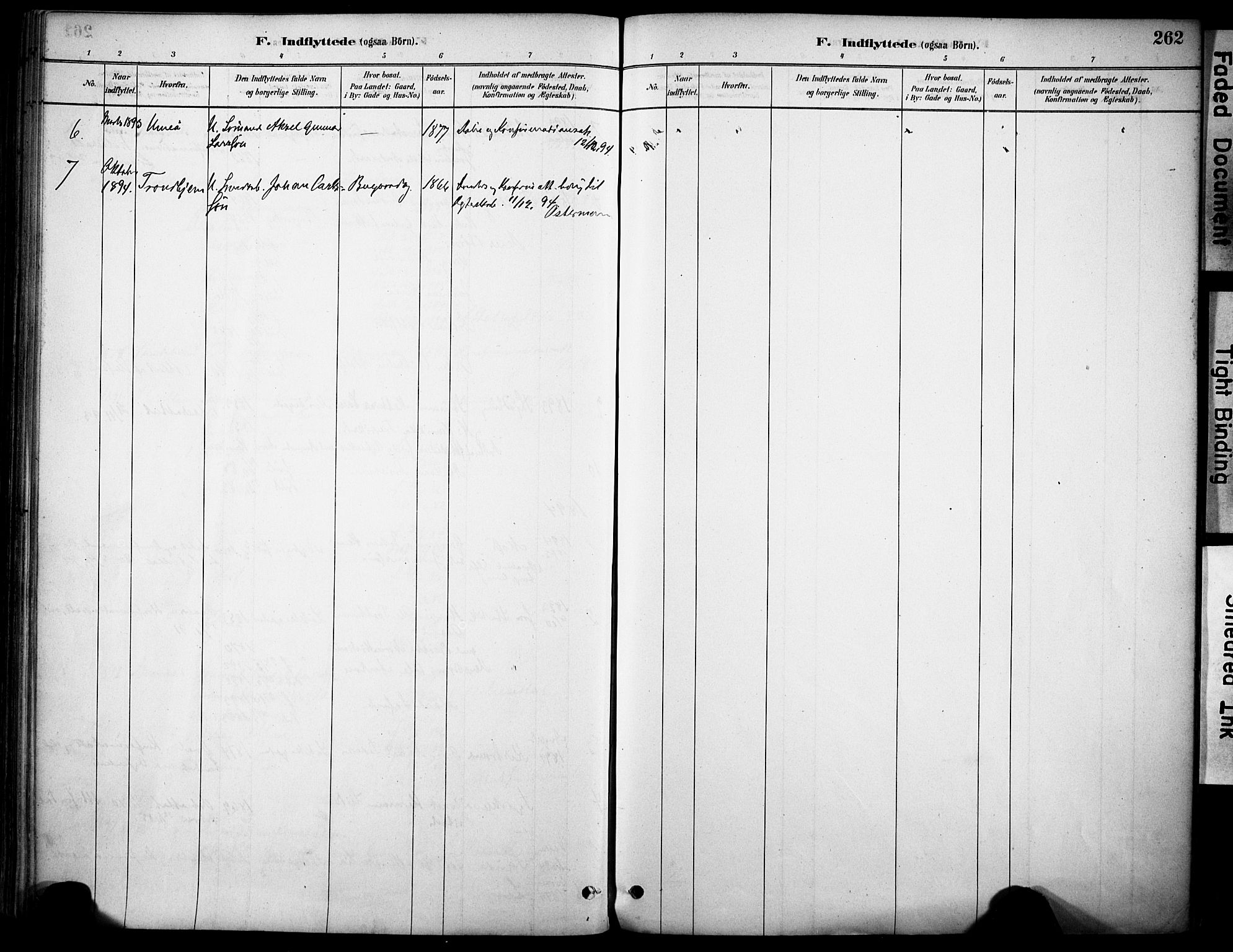 Sandefjord kirkebøker, SAKO/A-315/F/Fa/L0002: Parish register (official) no. 2, 1880-1894, p. 262