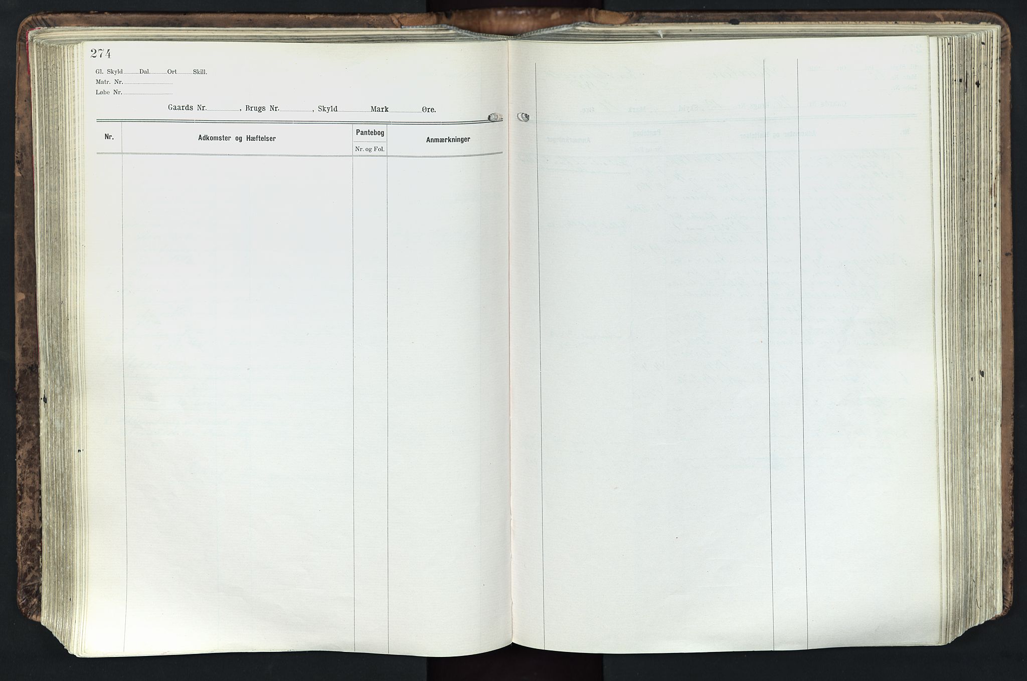 Solør tingrett, AV/SAH-TING-008/H/Ha/Hak/L0003: Mortgage register no. III, 1900-1935, p. 274