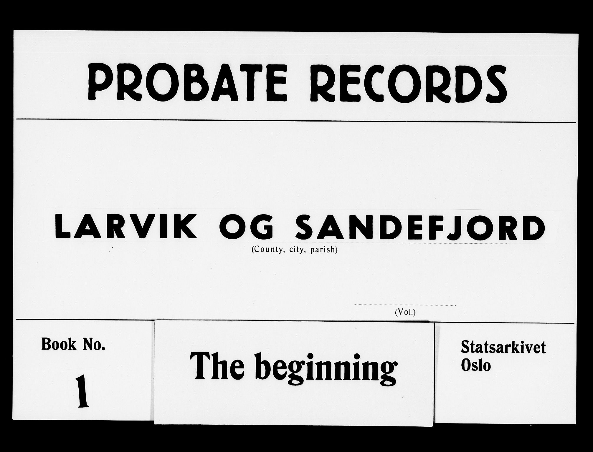 Larvik byfogd, AV/SAKO-A-218/H/Hb/Hba/L0001: Skifteprotokoll, 1673-1690