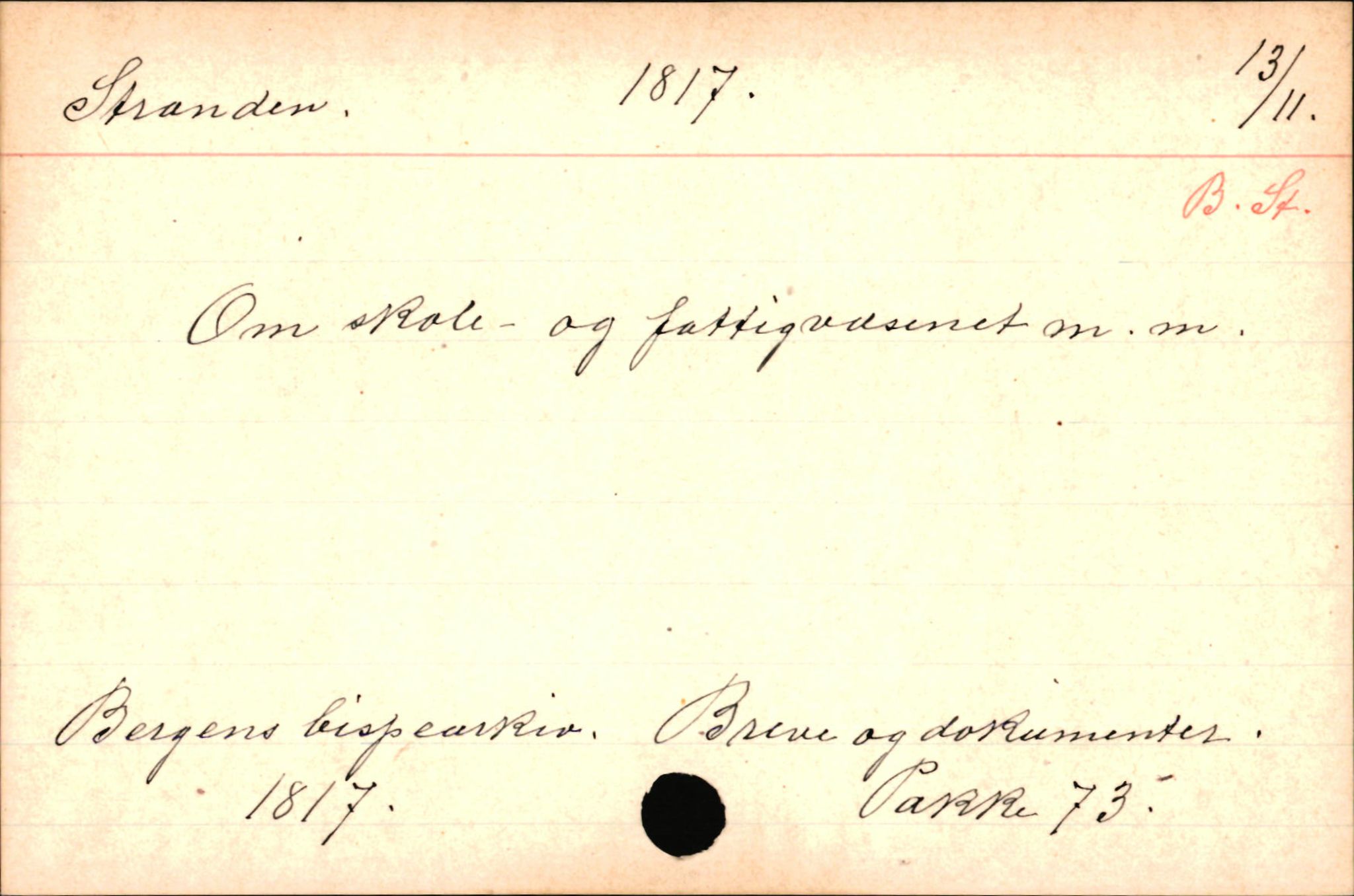 Haugen, Johannes - lærer, AV/SAB-SAB/PA-0036/01/L0001: Om klokkere og lærere, 1521-1904, p. 11010