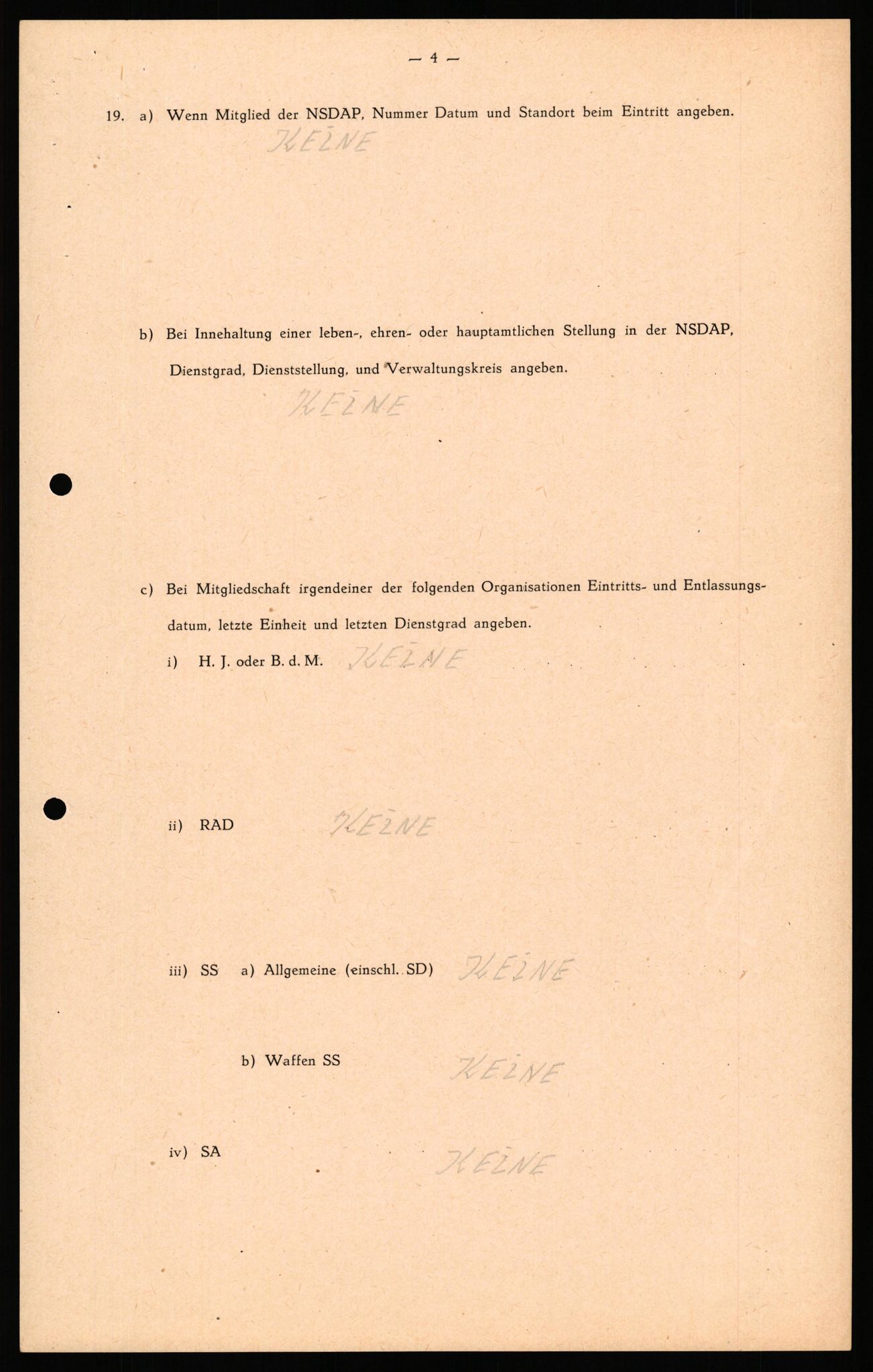 Forsvaret, Forsvarets overkommando II, RA/RAFA-3915/D/Db/L0041: CI Questionaires.  Diverse nasjonaliteter., 1945-1946, p. 100