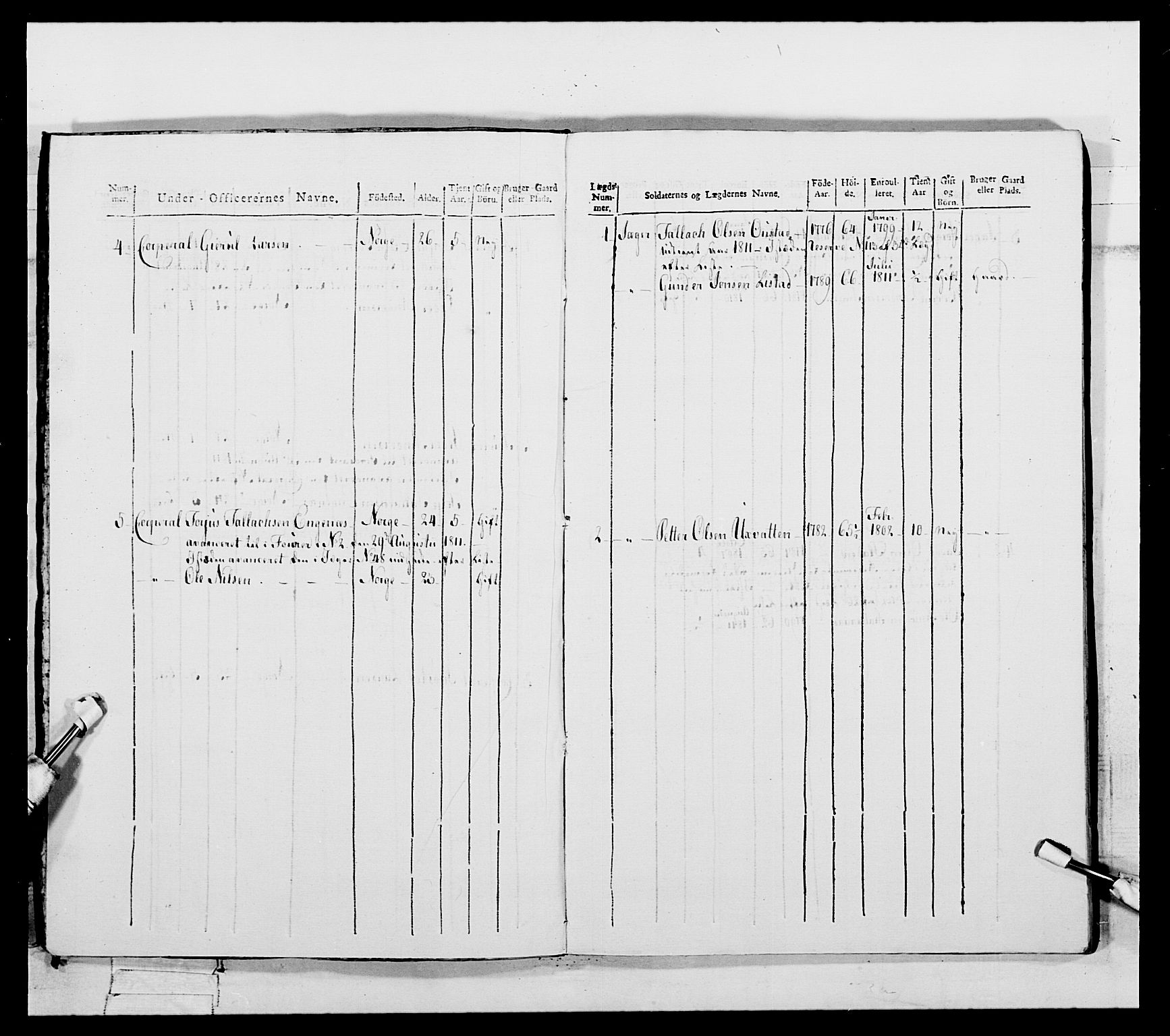 Generalitets- og kommissariatskollegiet, Det kongelige norske kommissariatskollegium, AV/RA-EA-5420/E/Eh/L0112: Vesterlenske nasjonale infanteriregiment, 1812, p. 353