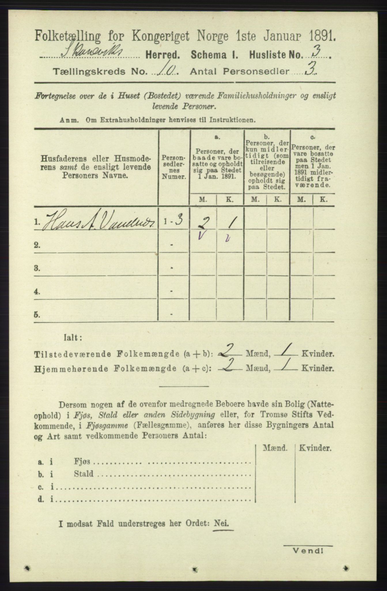 RA, 1891 census for 1212 Skånevik, 1891, p. 2866