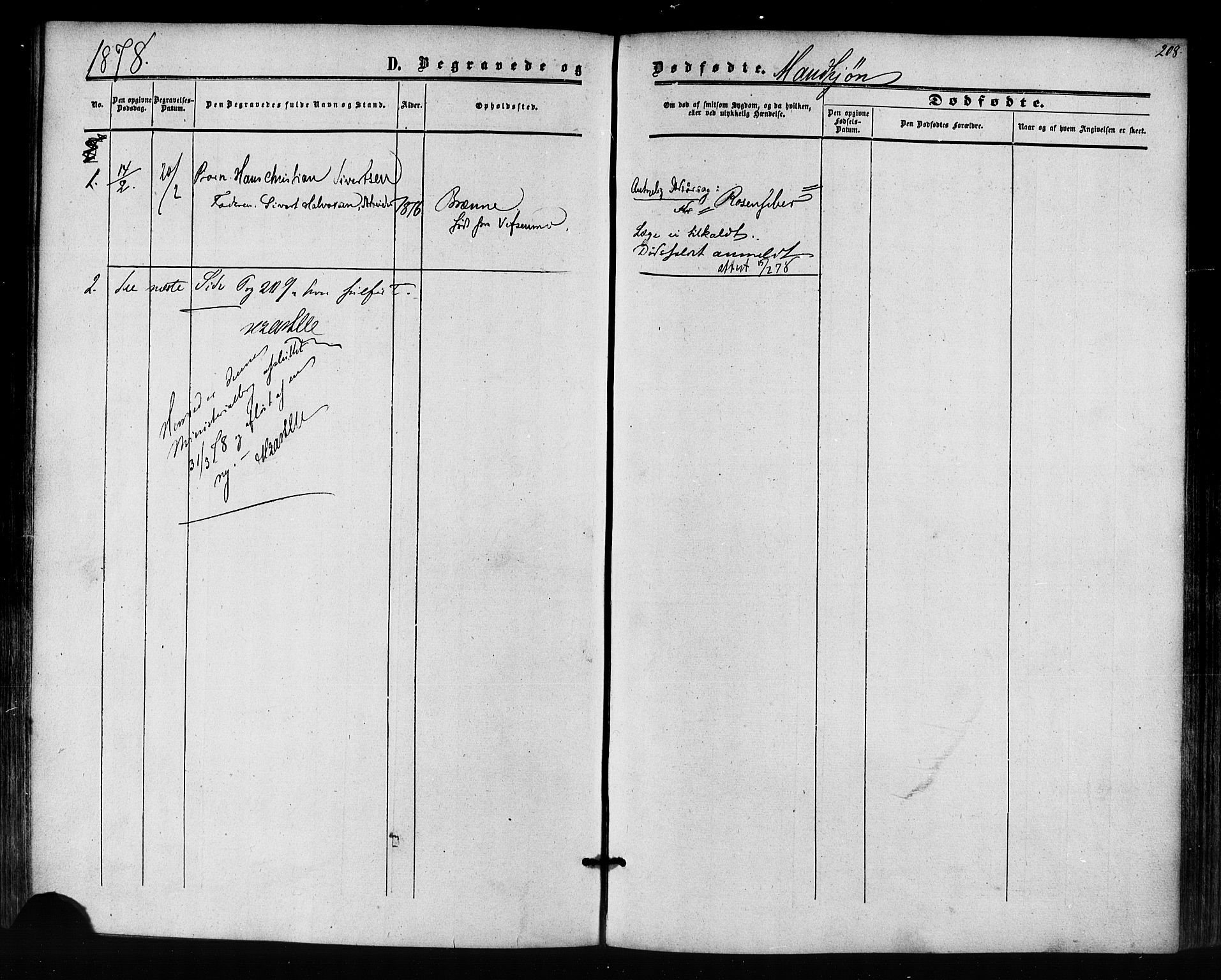 Ministerialprotokoller, klokkerbøker og fødselsregistre - Nordland, AV/SAT-A-1459/823/L0324: Parish register (official) no. 823A01, 1860-1878, p. 208