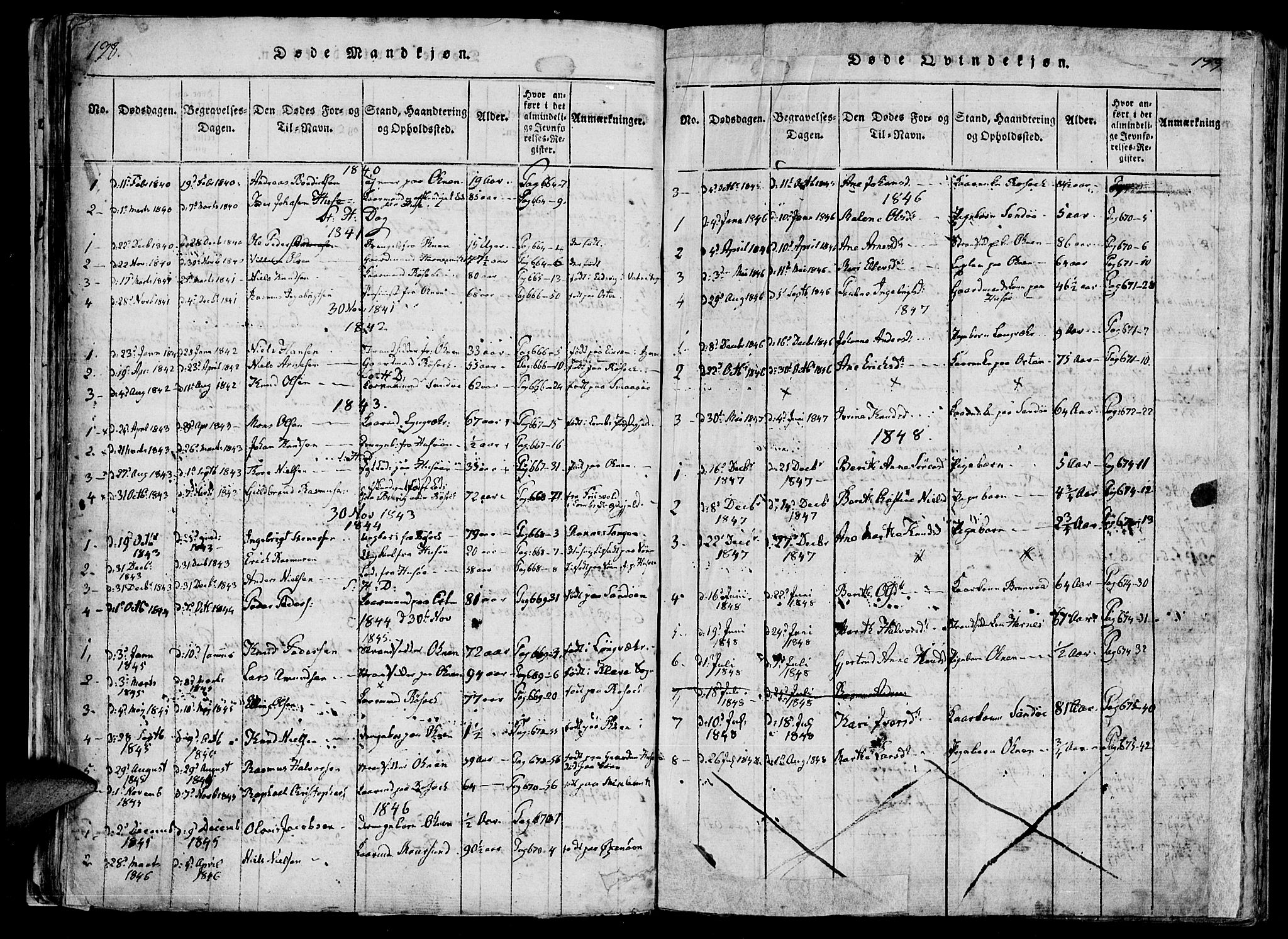 Ministerialprotokoller, klokkerbøker og fødselsregistre - Møre og Romsdal, AV/SAT-A-1454/561/L0727: Parish register (official) no. 561A01, 1817-1858, p. 198-199