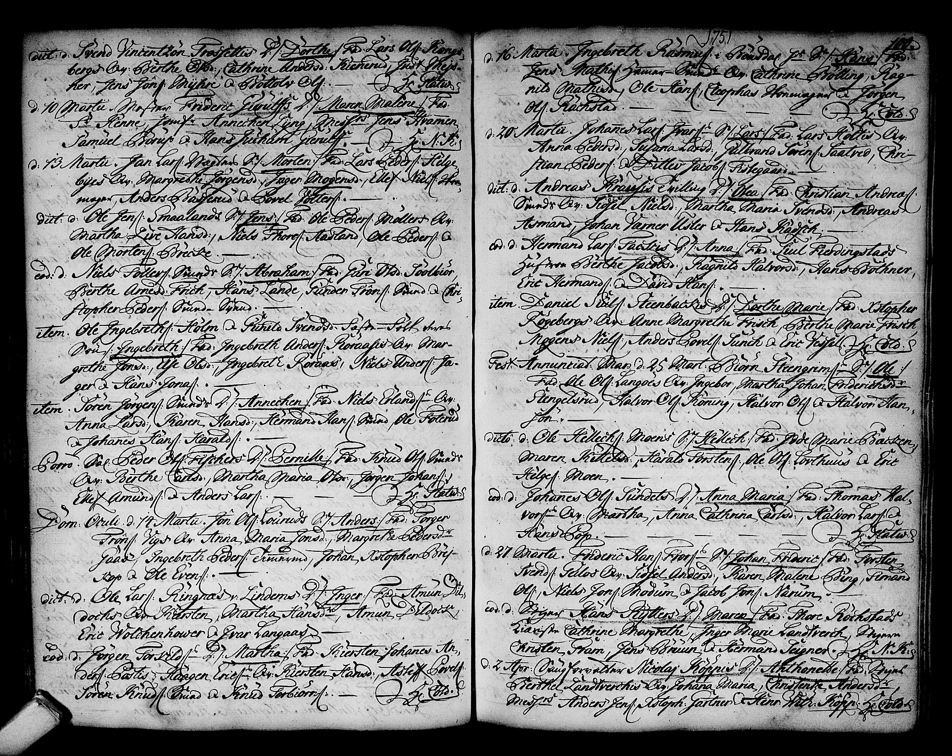 Kongsberg kirkebøker, SAKO/A-22/F/Fa/L0003: Parish register (official) no. I 3, 1744-1755, p. 100